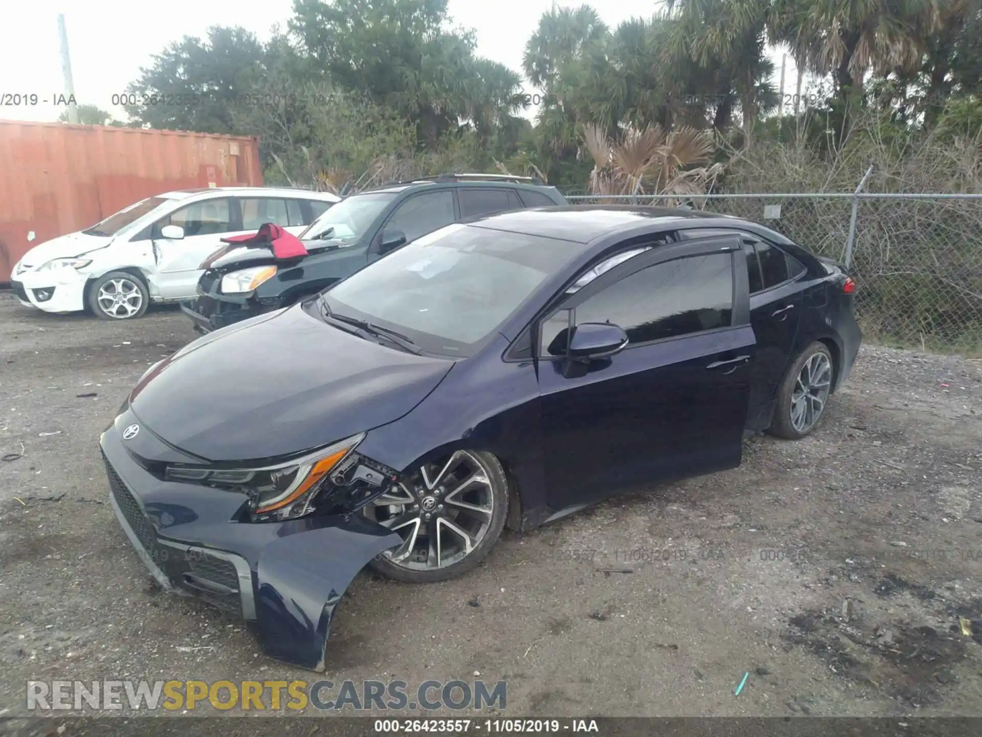 2 Photograph of a damaged car JTDS4RCE3LJ040256 TOYOTA COROLLA 2020