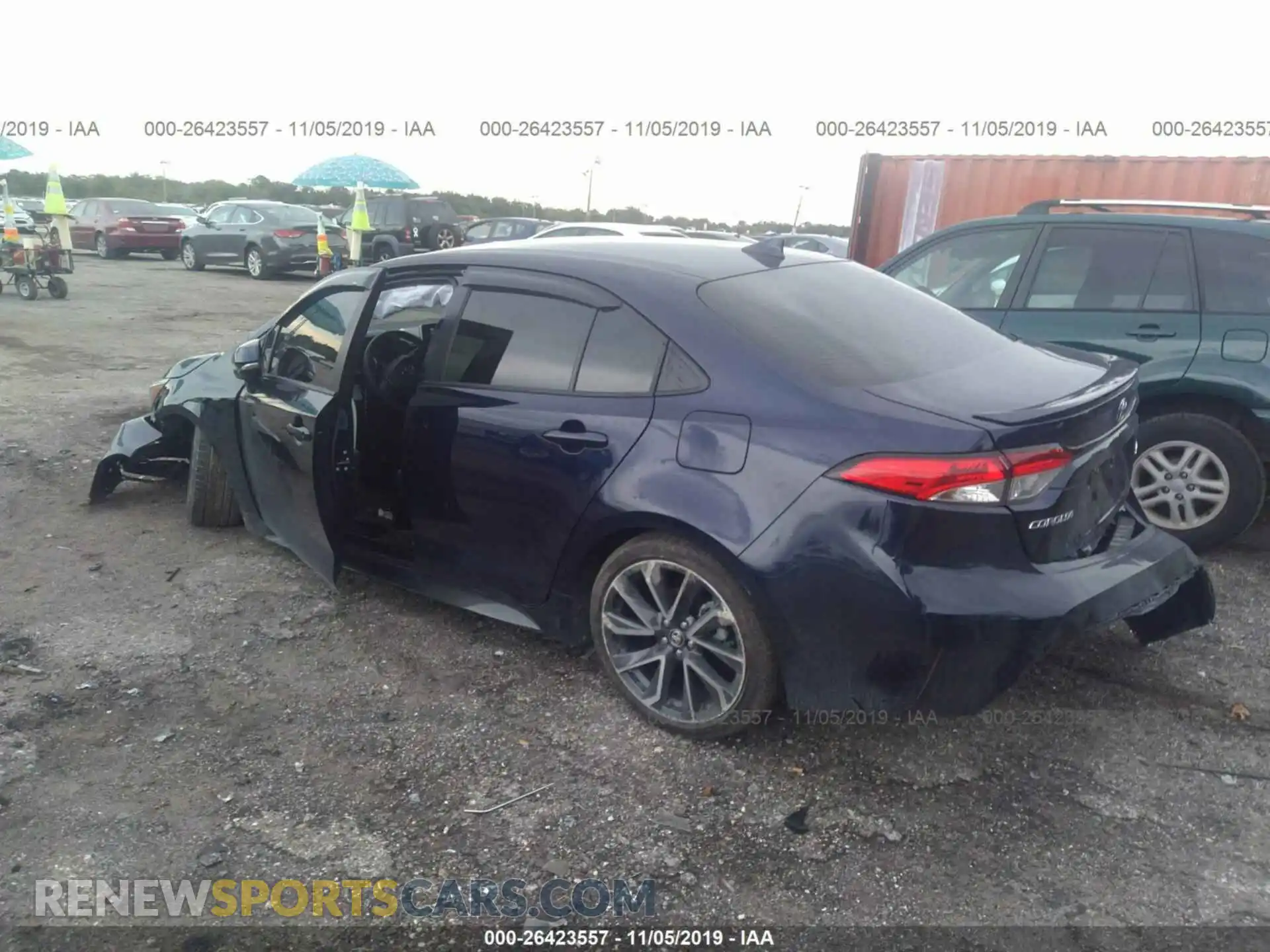 3 Photograph of a damaged car JTDS4RCE3LJ040256 TOYOTA COROLLA 2020
