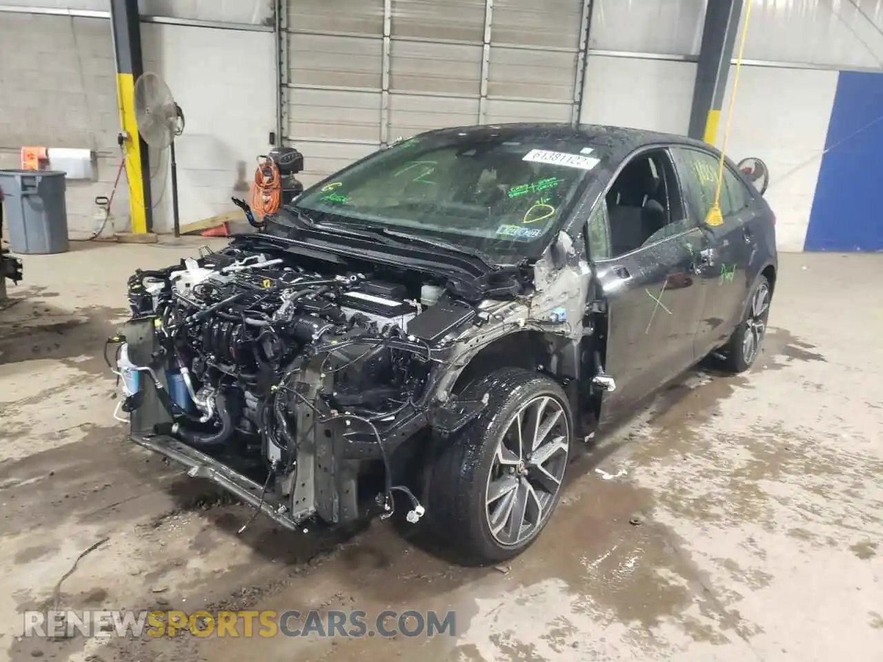 2 Photograph of a damaged car JTDS4RCE3LJ041648 TOYOTA COROLLA 2020