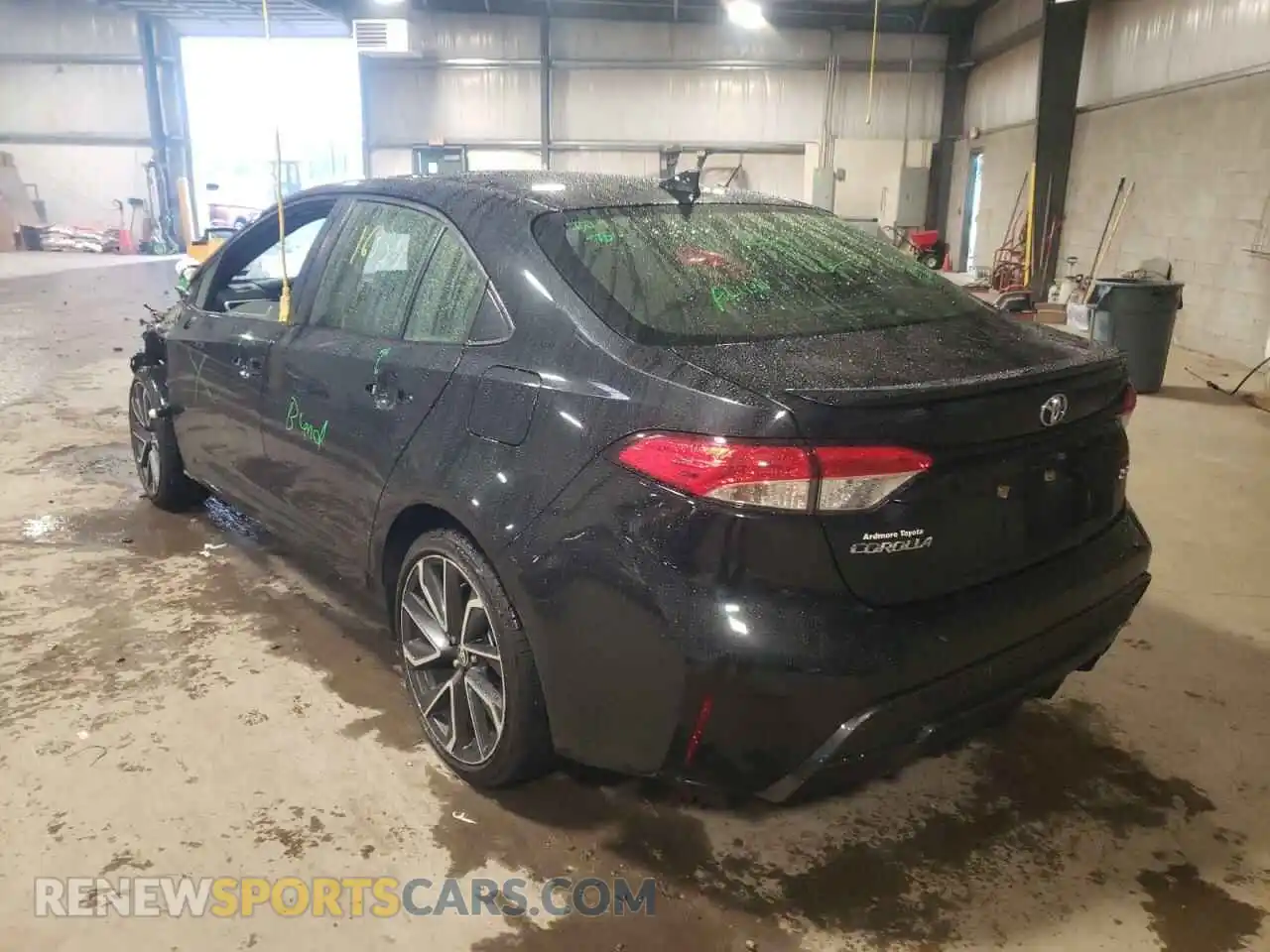 3 Photograph of a damaged car JTDS4RCE3LJ041648 TOYOTA COROLLA 2020
