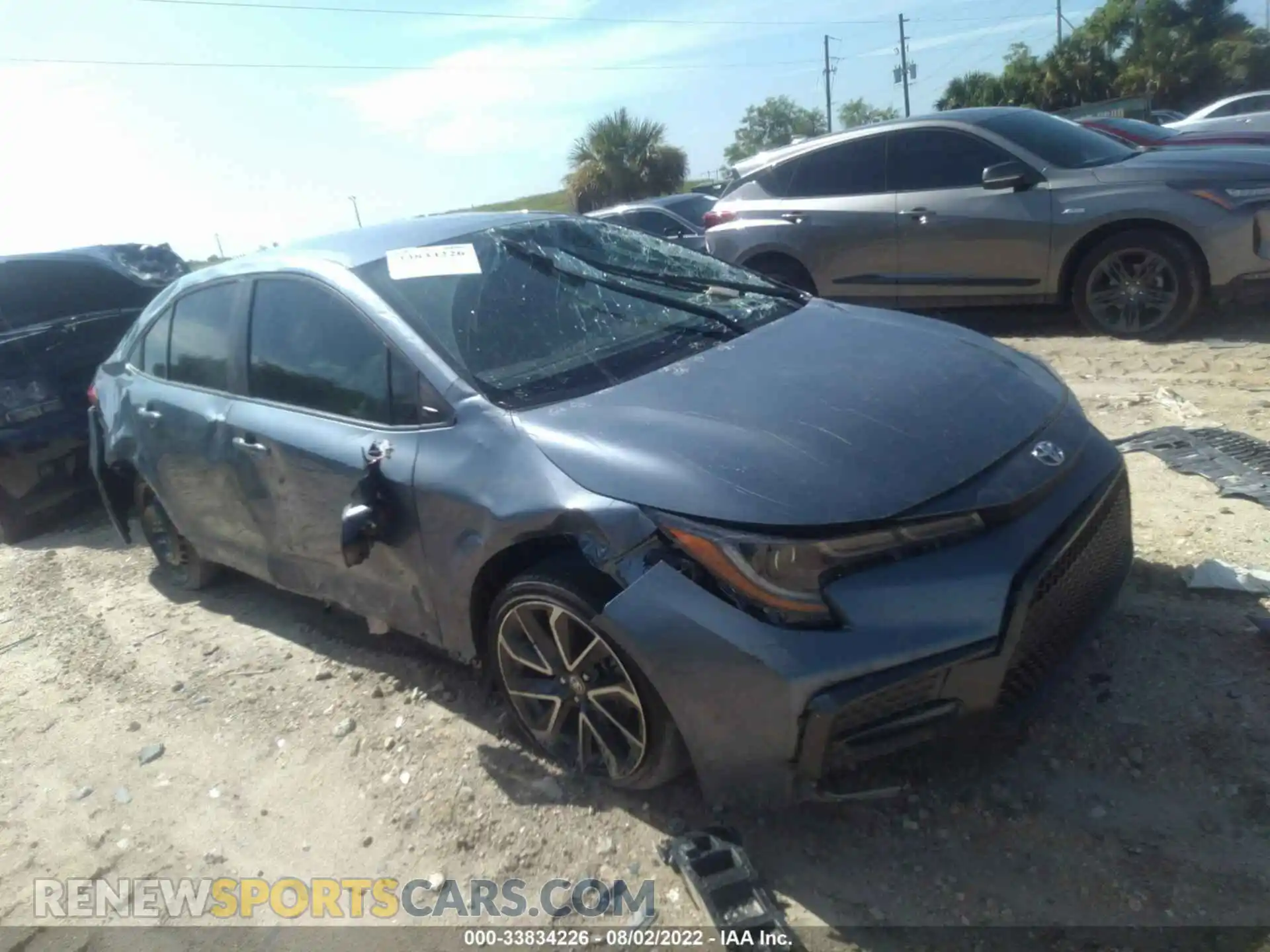 1 fotografías del automóvil dañado JTDS4RCE3LJ046512 TOYOTA COROLLA 2020