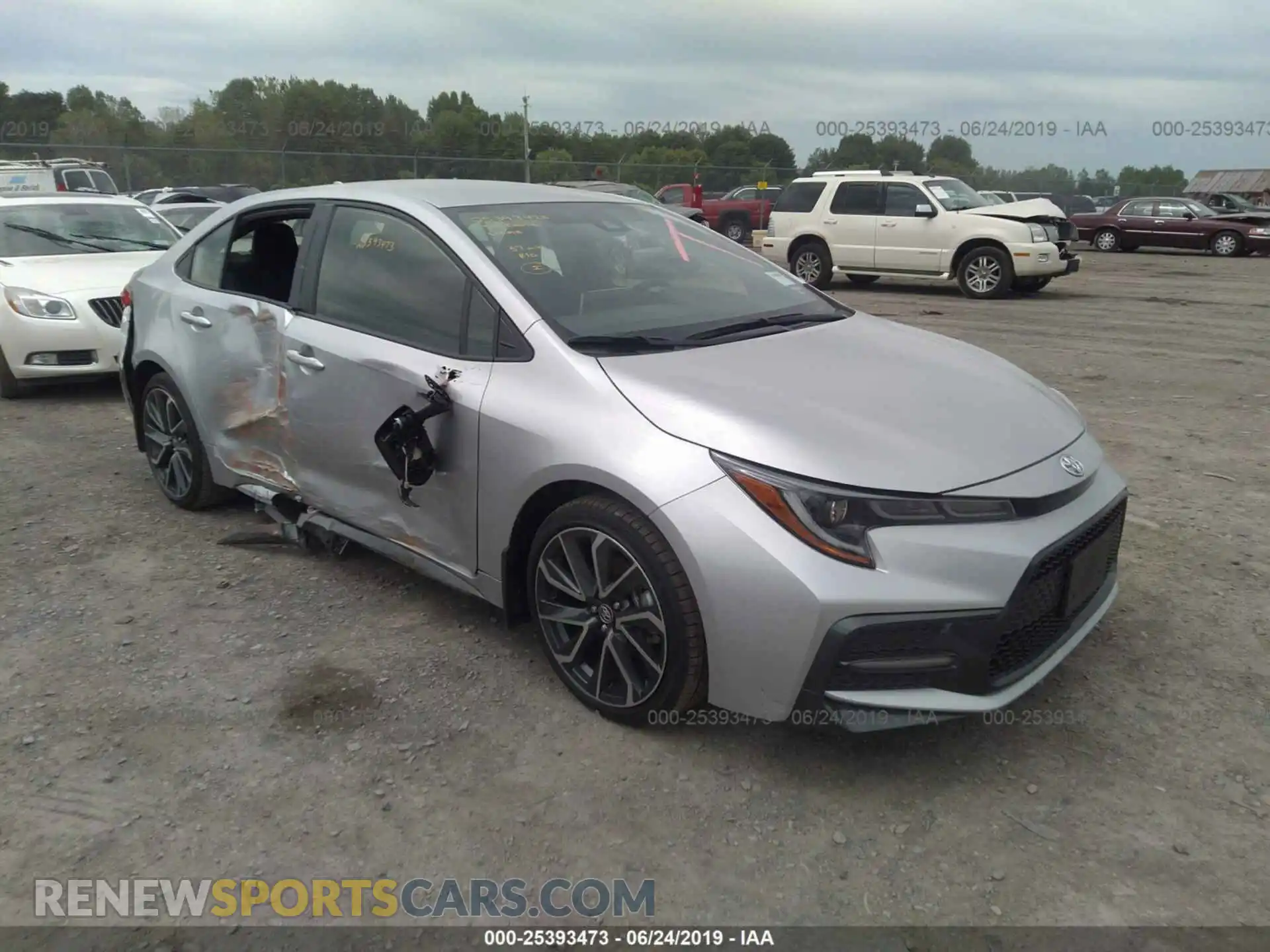 1 Photograph of a damaged car JTDS4RCE4LJ002809 TOYOTA COROLLA 2020