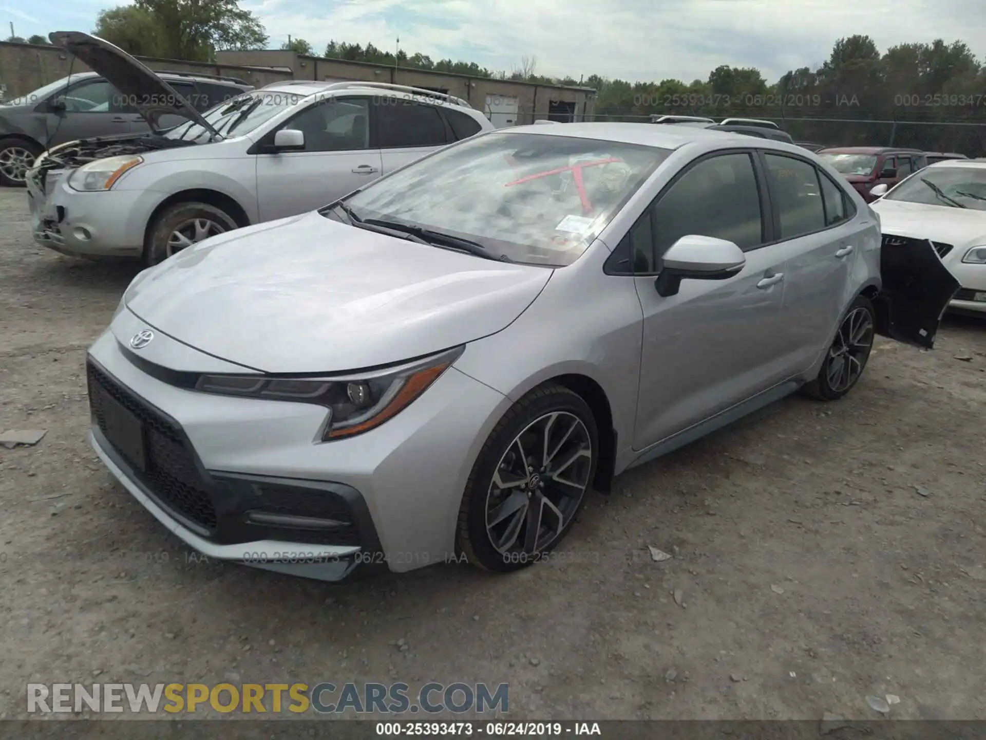 2 Photograph of a damaged car JTDS4RCE4LJ002809 TOYOTA COROLLA 2020