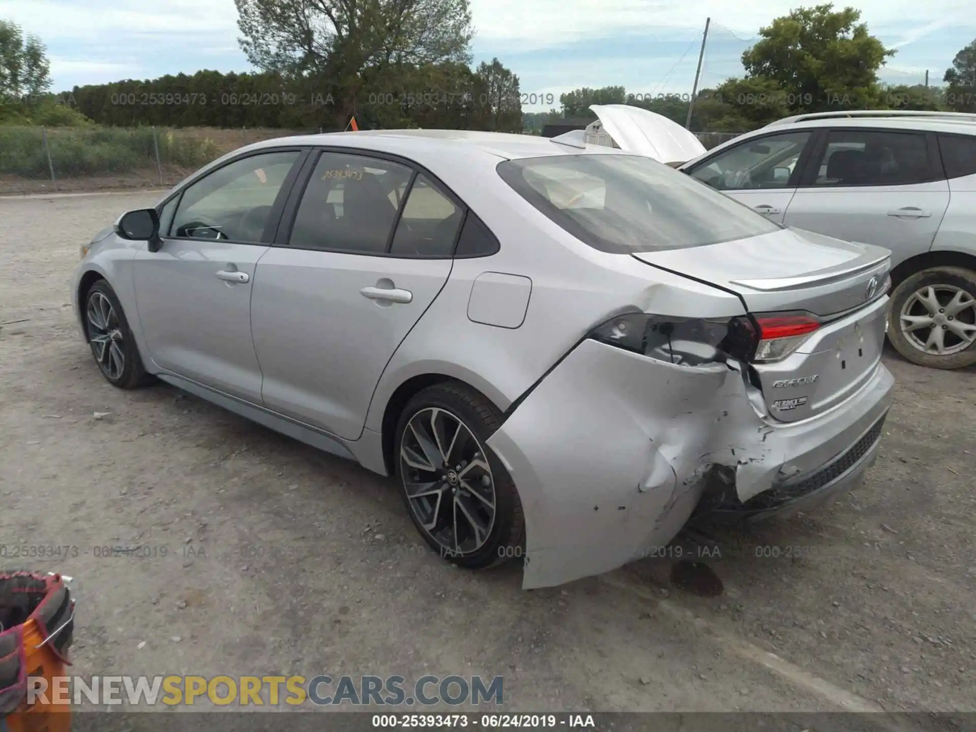 3 Photograph of a damaged car JTDS4RCE4LJ002809 TOYOTA COROLLA 2020