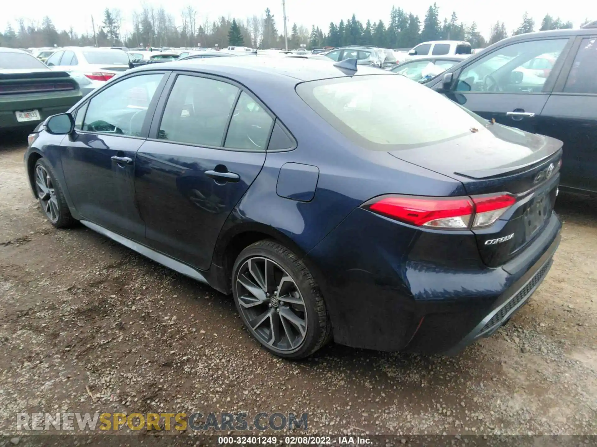 3 Фотография поврежденного автомобиля JTDS4RCE4LJ006407 TOYOTA COROLLA 2020
