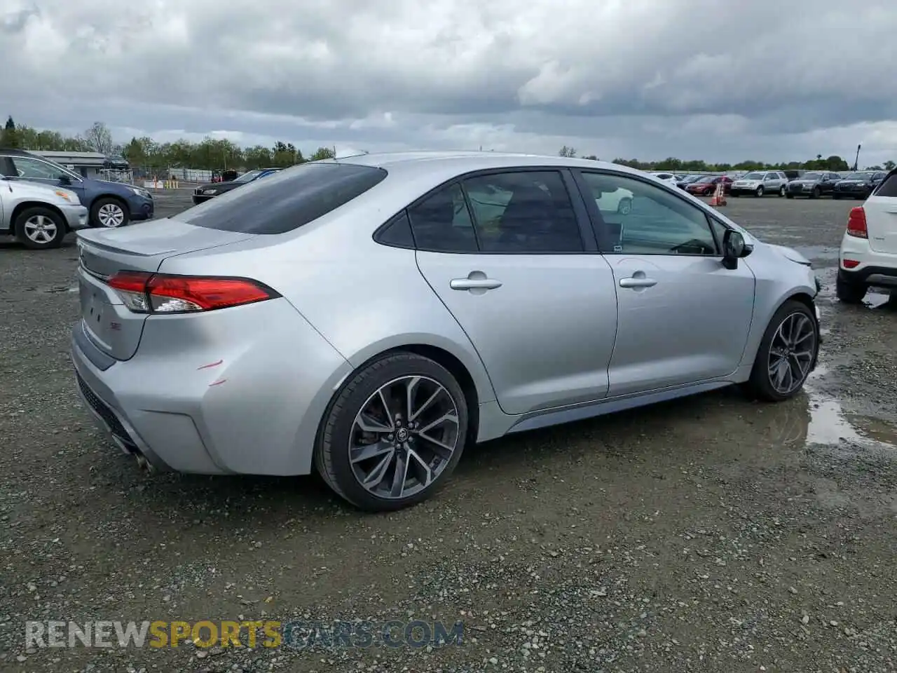 3 fotografías del automóvil dañado JTDS4RCE4LJ006603 TOYOTA COROLLA 2020