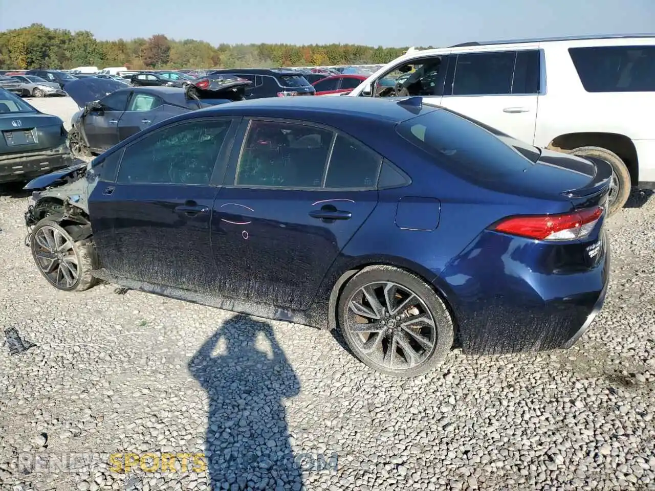 2 fotografías del automóvil dañado JTDS4RCE4LJ008920 TOYOTA COROLLA 2020