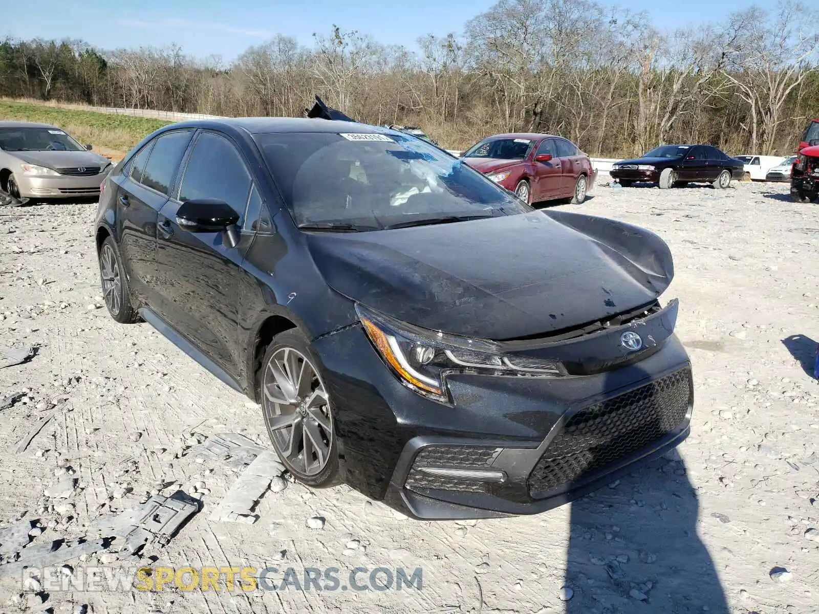 1 Photograph of a damaged car JTDS4RCE4LJ010019 TOYOTA COROLLA 2020