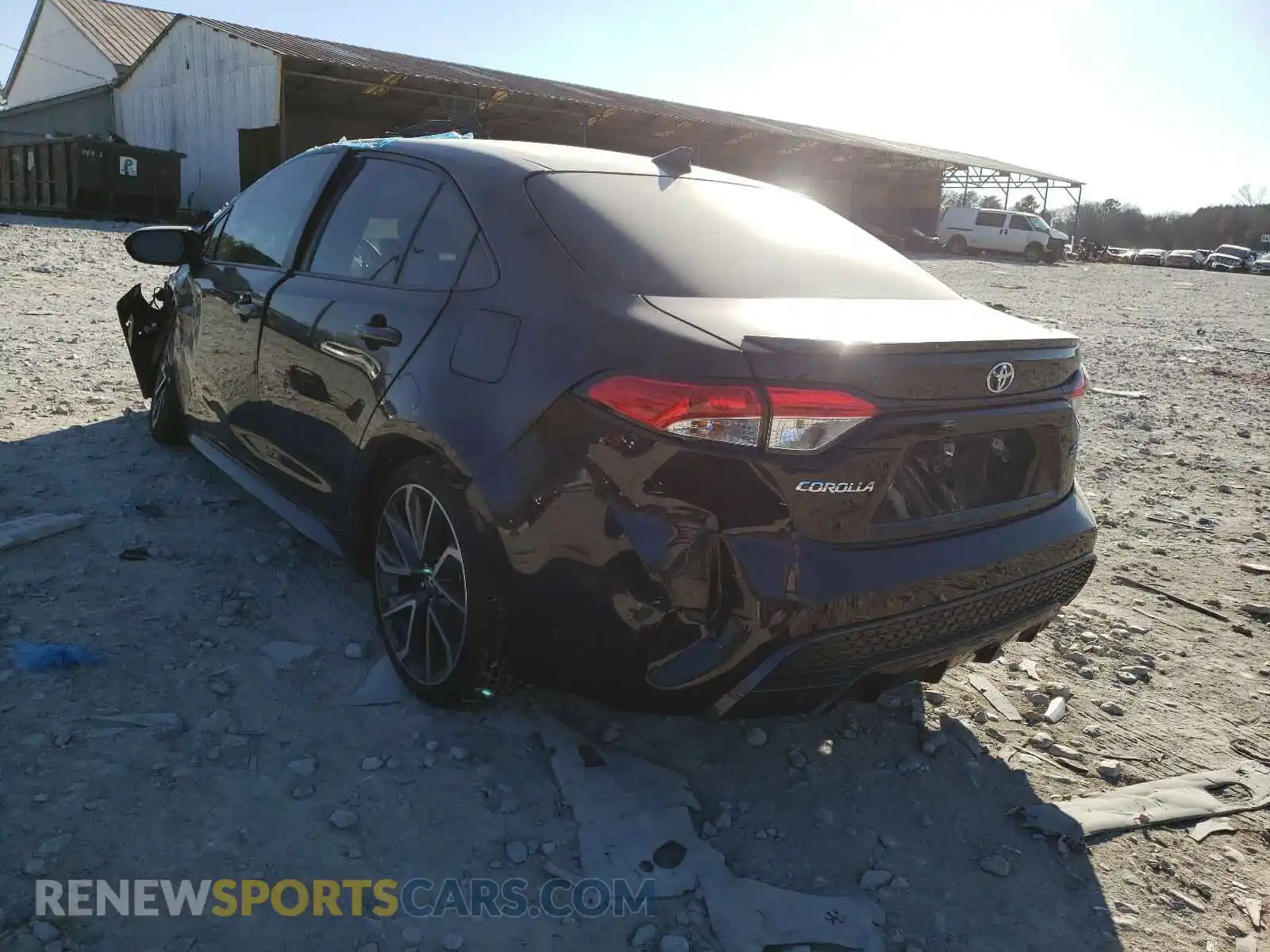 3 Photograph of a damaged car JTDS4RCE4LJ010019 TOYOTA COROLLA 2020