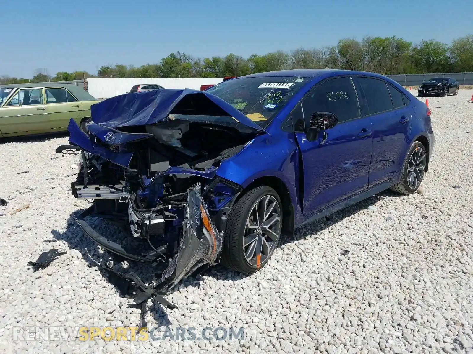 2 Photograph of a damaged car JTDS4RCE4LJ012112 TOYOTA COROLLA 2020