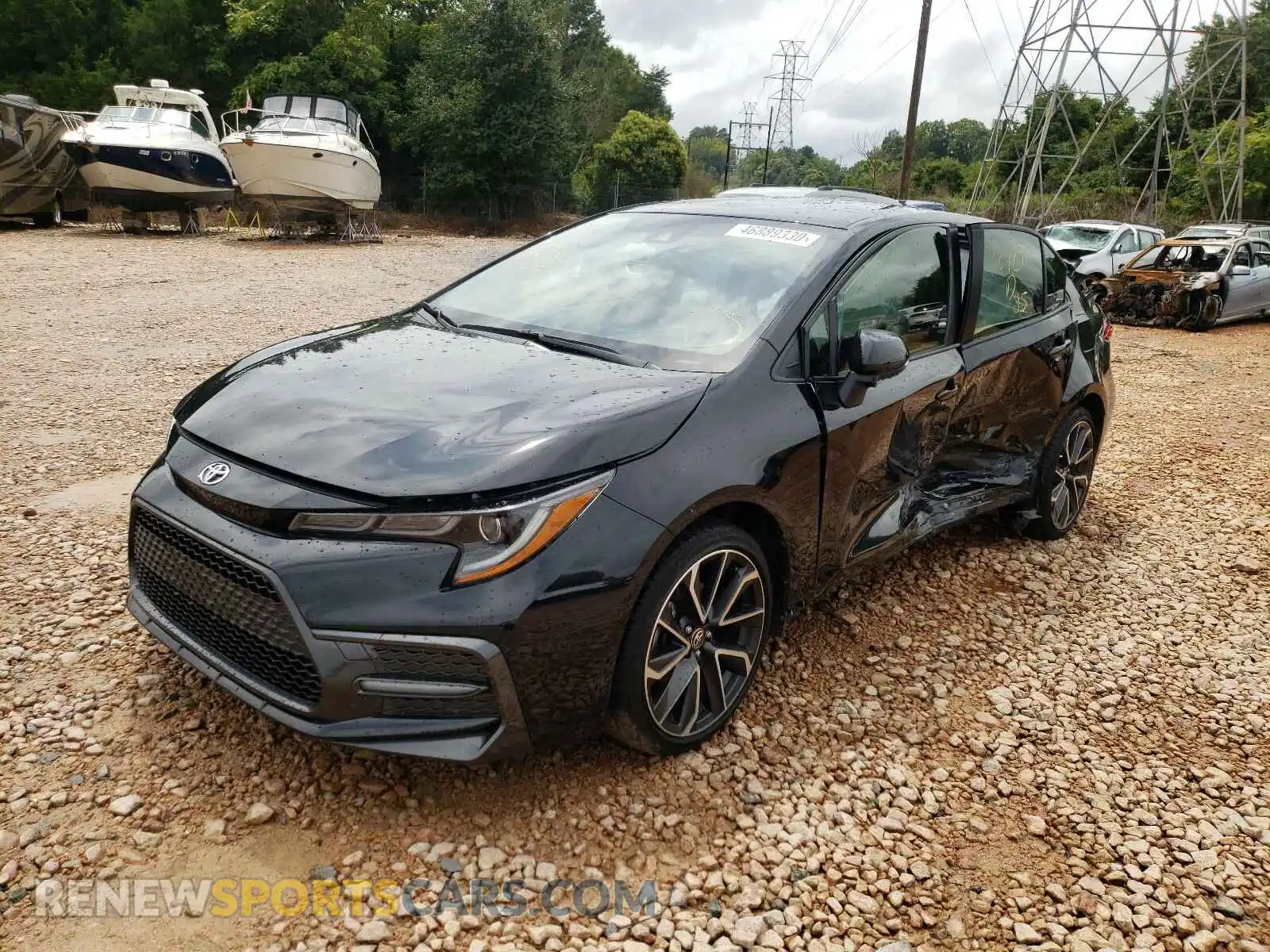 2 Photograph of a damaged car JTDS4RCE4LJ013471 TOYOTA COROLLA 2020