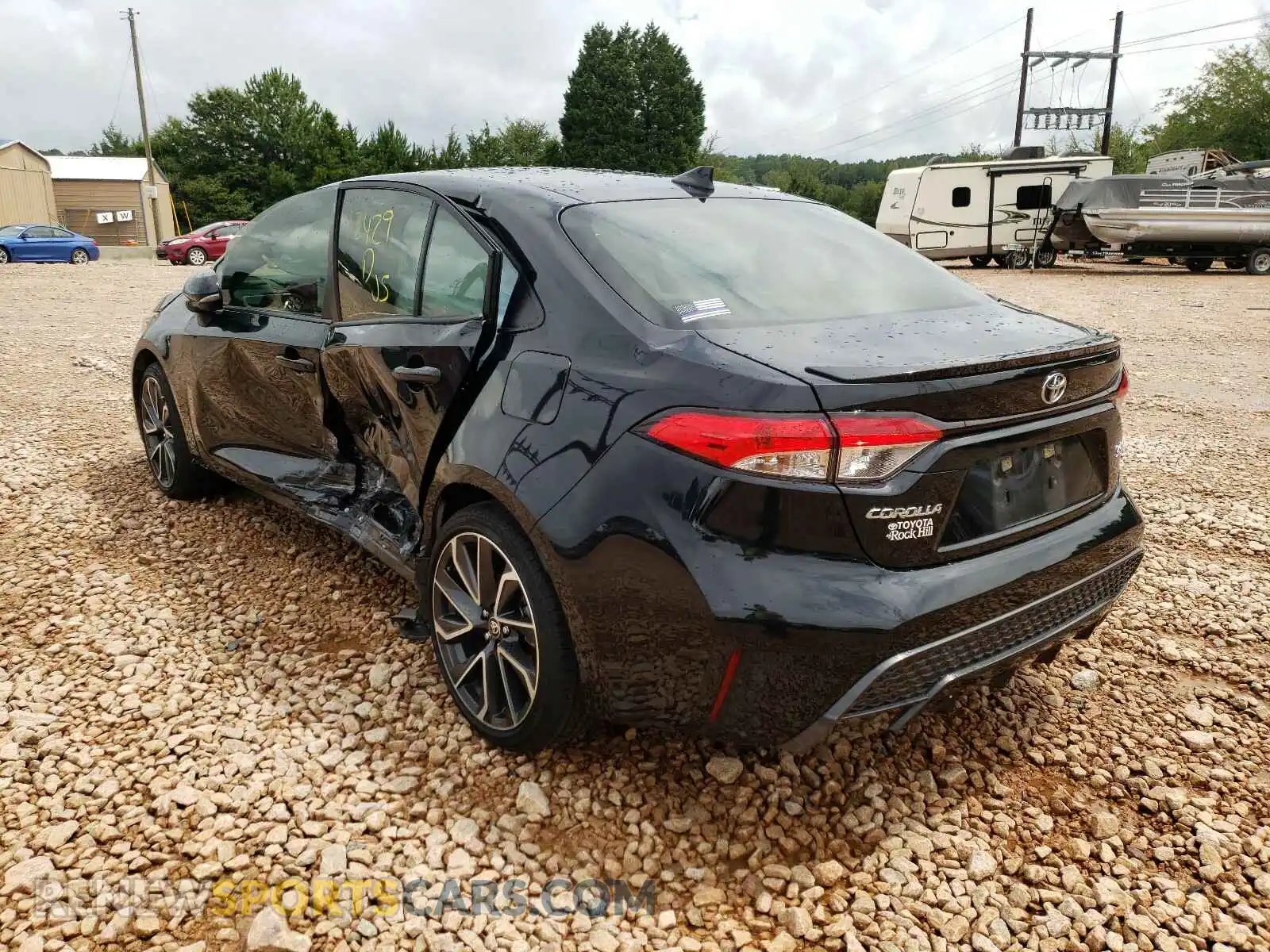 3 Photograph of a damaged car JTDS4RCE4LJ013471 TOYOTA COROLLA 2020