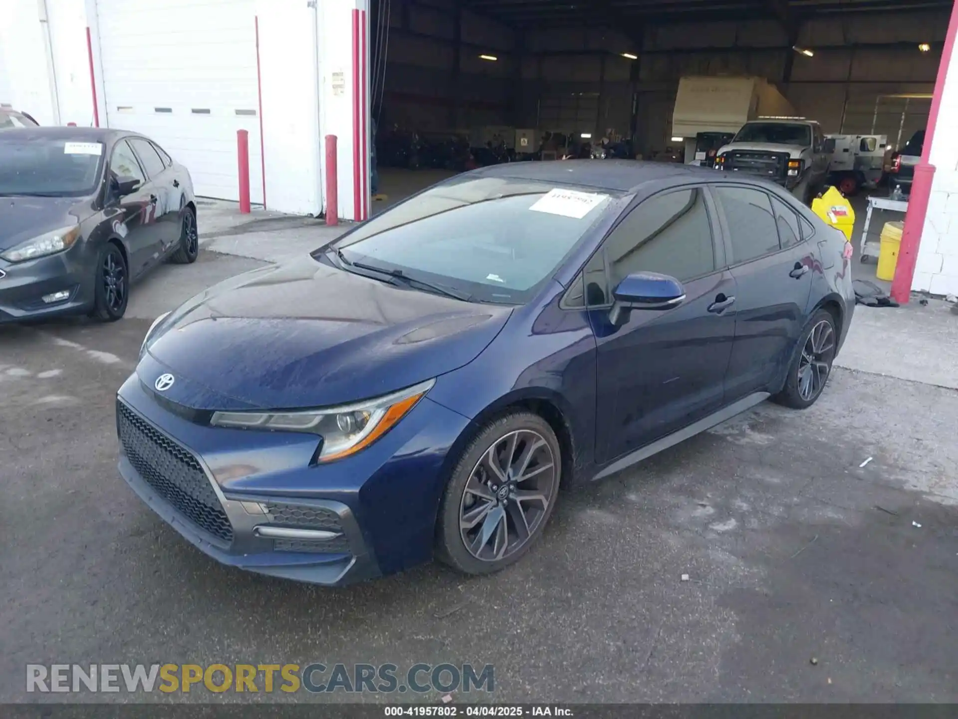 2 Photograph of a damaged car JTDS4RCE4LJ014300 TOYOTA COROLLA 2020