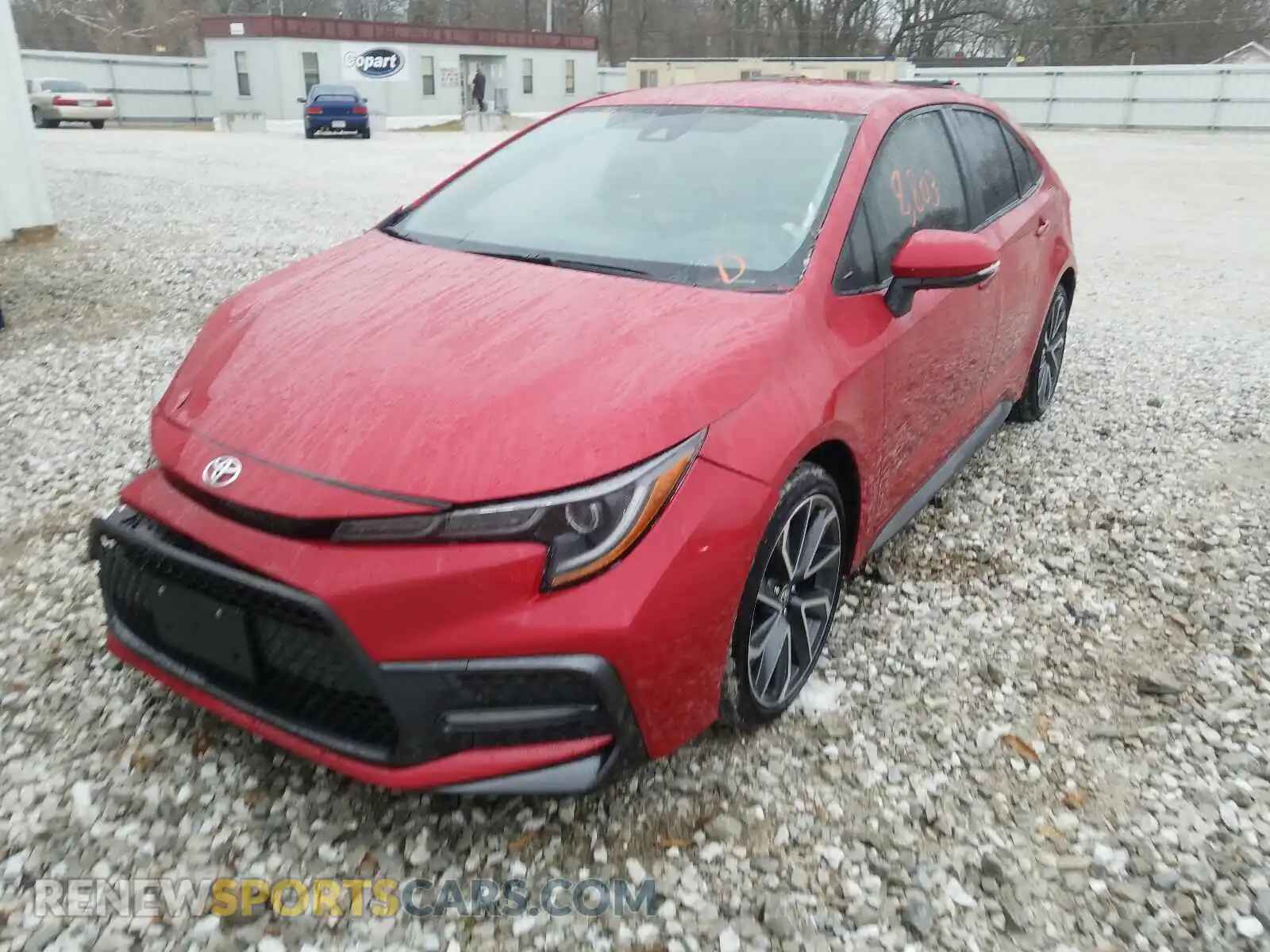 2 Фотография поврежденного автомобиля JTDS4RCE4LJ015222 TOYOTA COROLLA 2020