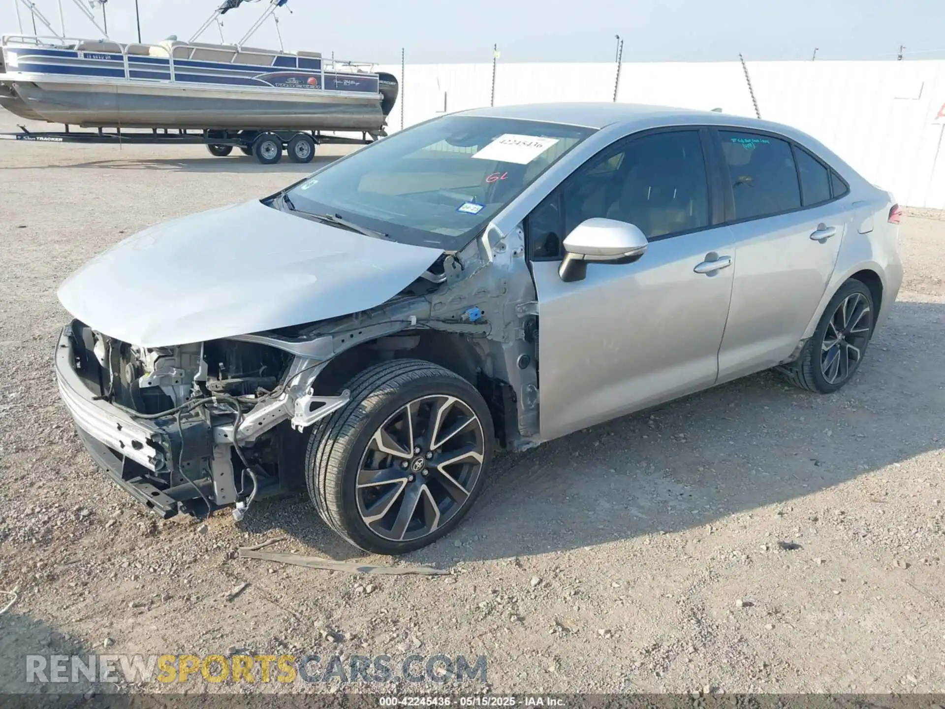 2 fotografías del automóvil dañado JTDS4RCE4LJ021330 TOYOTA COROLLA 2020