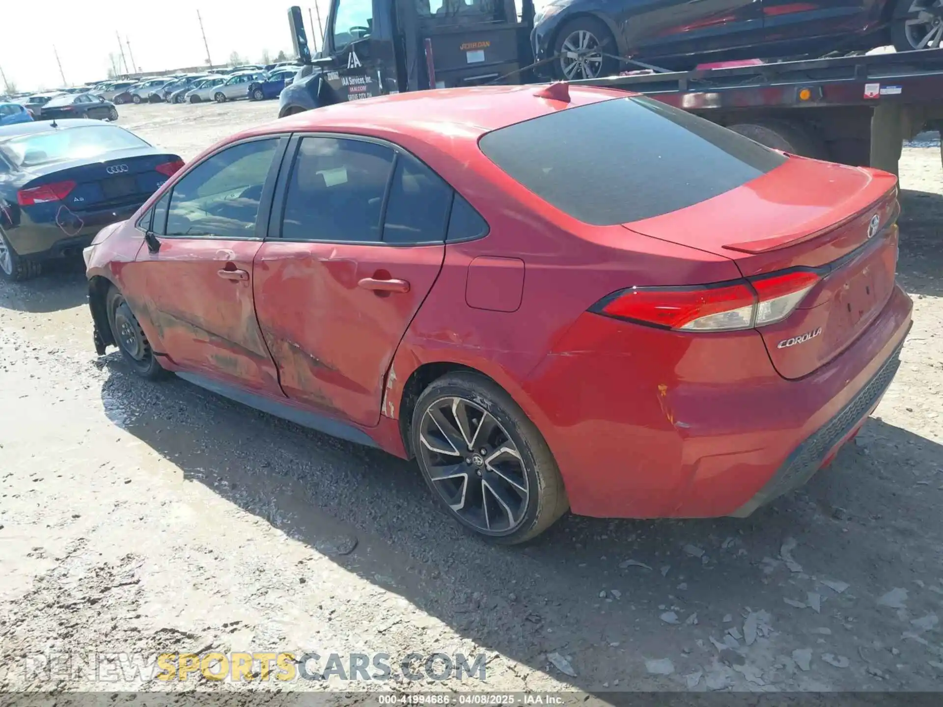 3 Photograph of a damaged car JTDS4RCE4LJ025443 TOYOTA COROLLA 2020