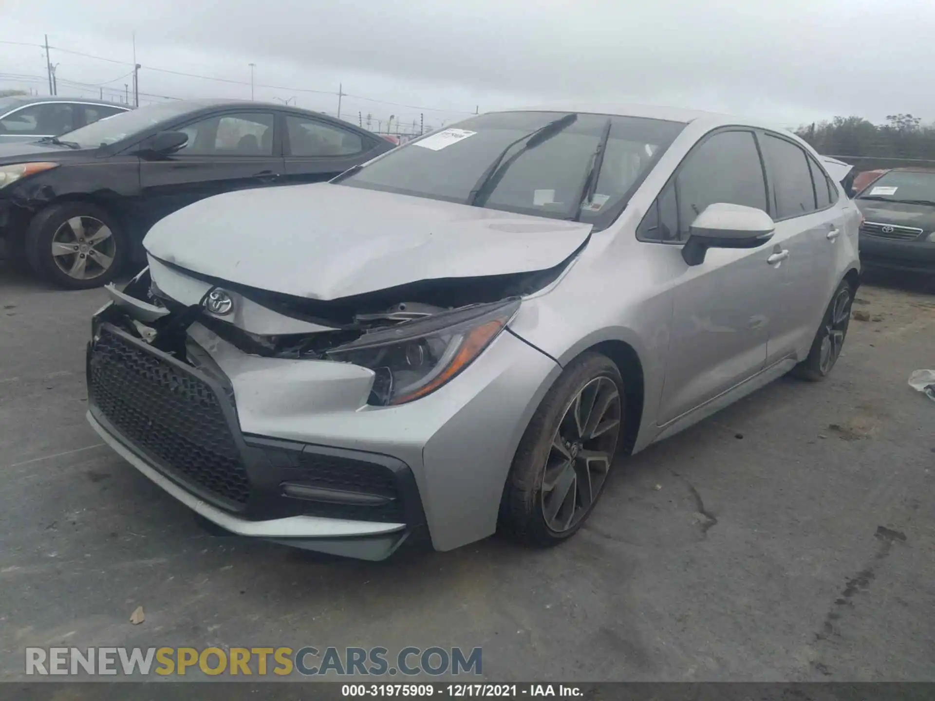 2 Photograph of a damaged car JTDS4RCE4LJ031663 TOYOTA COROLLA 2020