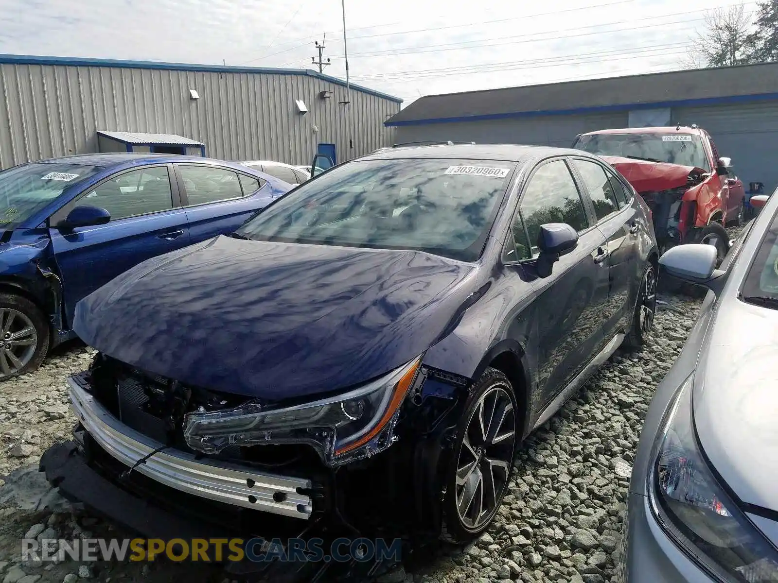 2 Photograph of a damaged car JTDS4RCE4LJ035180 TOYOTA COROLLA 2020