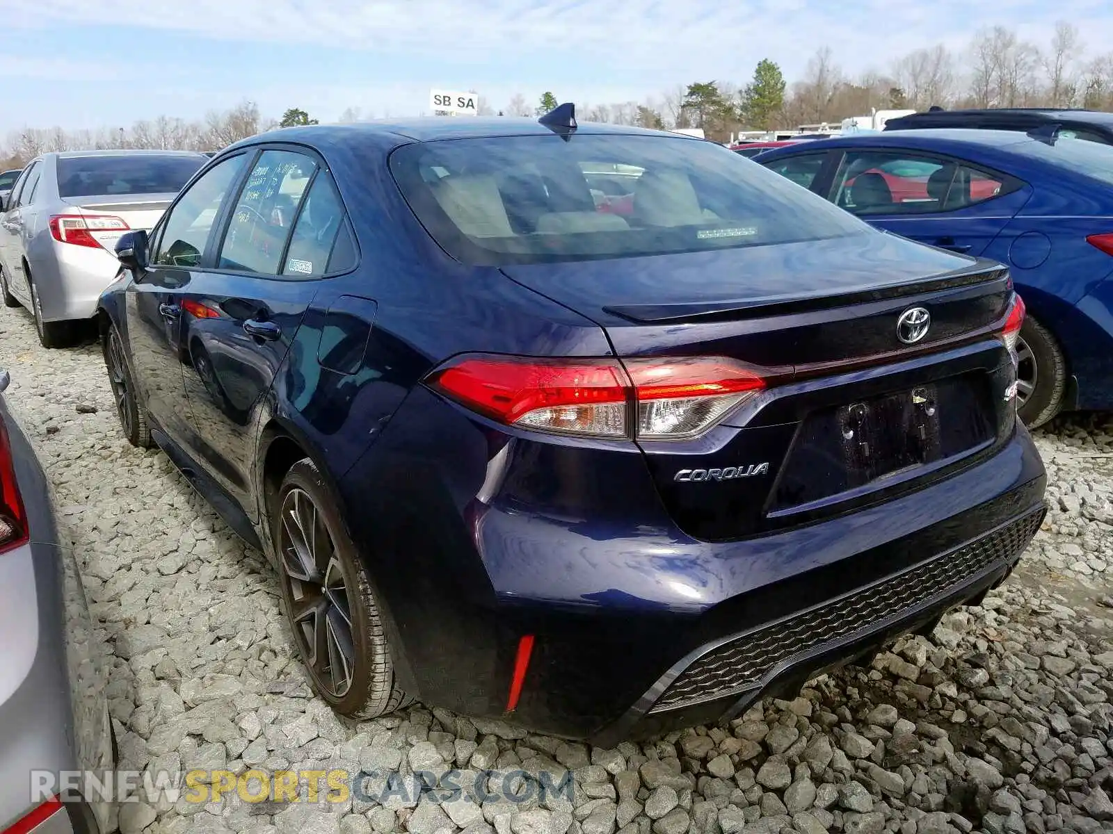 3 Photograph of a damaged car JTDS4RCE4LJ035180 TOYOTA COROLLA 2020