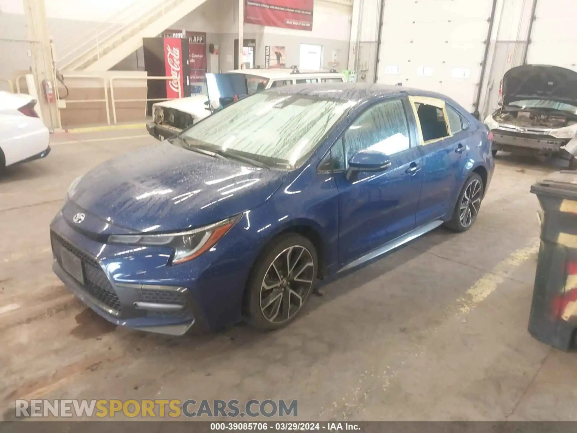 2 Photograph of a damaged car JTDS4RCE4LJ035759 TOYOTA COROLLA 2020