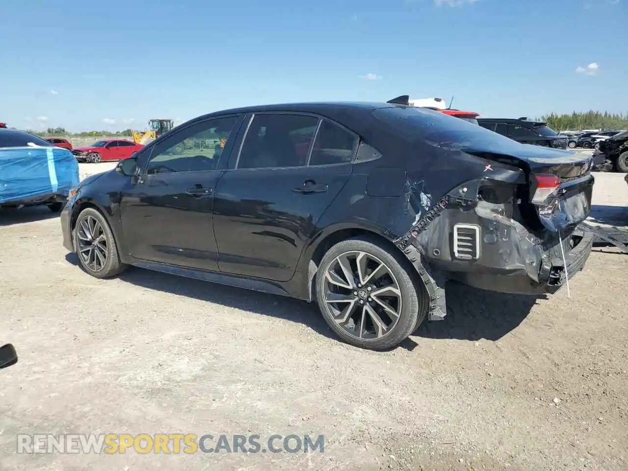 2 Photograph of a damaged car JTDS4RCE4LJ036880 TOYOTA COROLLA 2020
