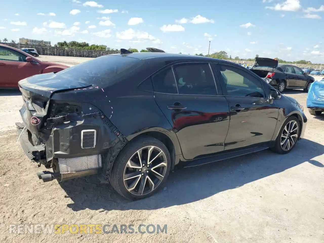 3 Photograph of a damaged car JTDS4RCE4LJ036880 TOYOTA COROLLA 2020