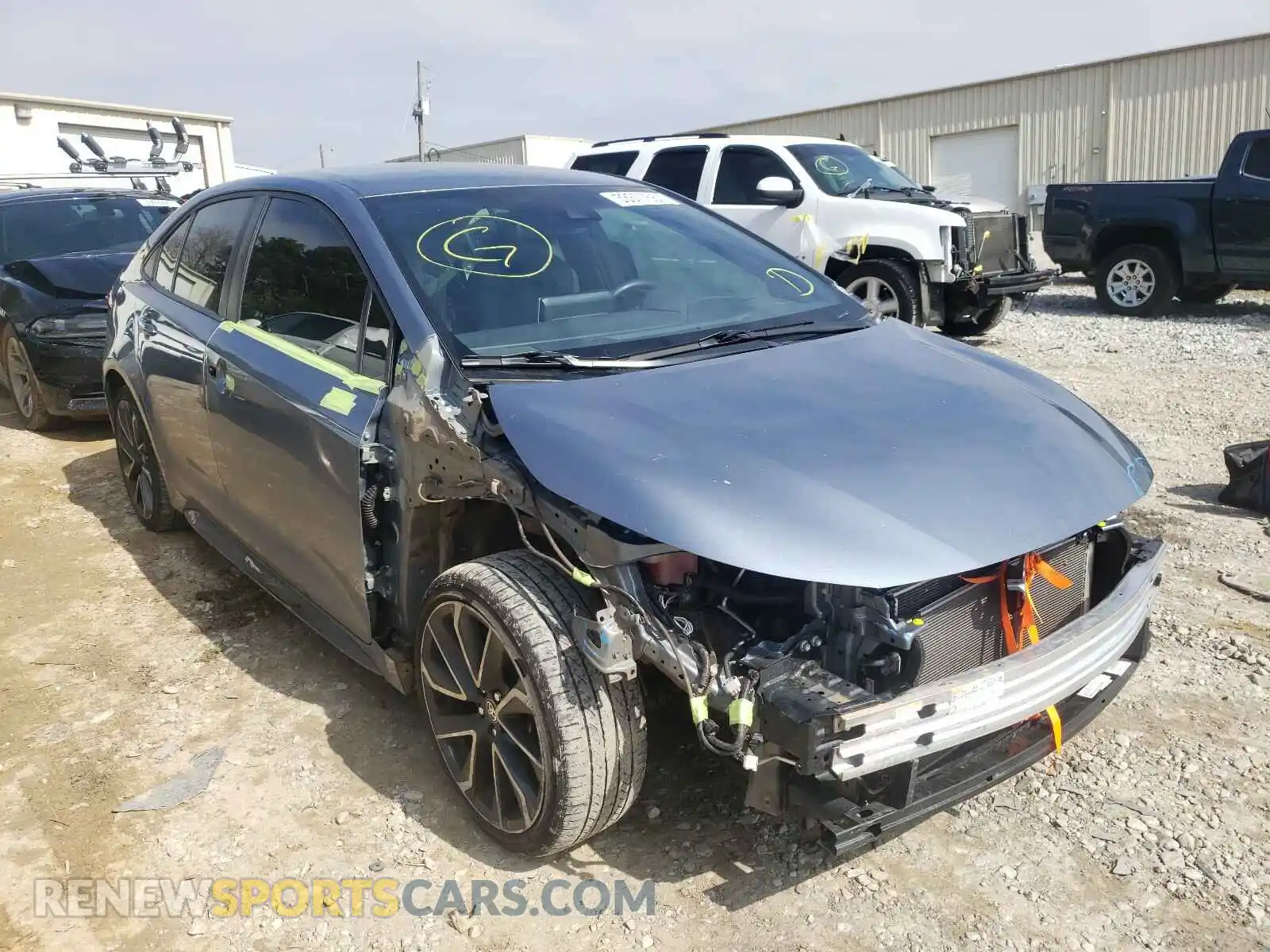 1 Photograph of a damaged car JTDS4RCE4LJ044364 TOYOTA COROLLA 2020