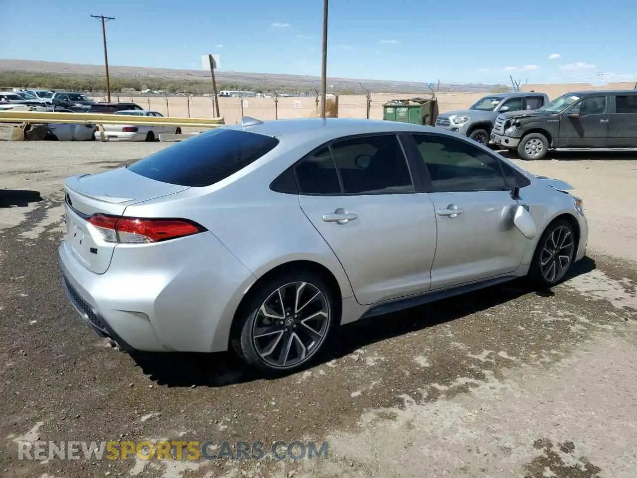 3 fotografías del automóvil dañado JTDS4RCE4LJ052397 TOYOTA COROLLA 2020