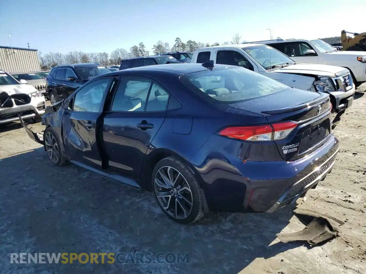 2 Photograph of a damaged car JTDS4RCE5LJ002138 TOYOTA COROLLA 2020