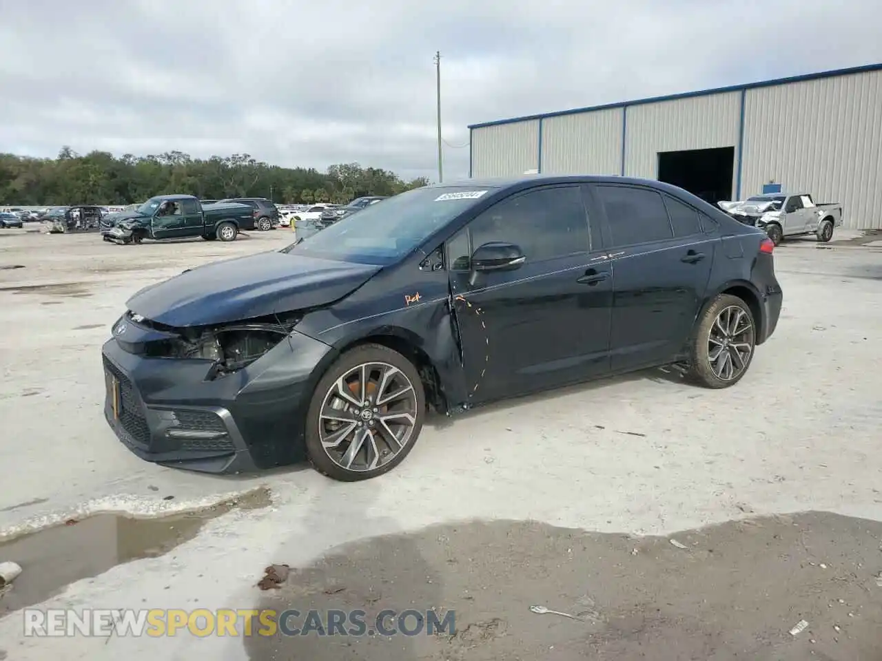 1 Photograph of a damaged car JTDS4RCE5LJ003161 TOYOTA COROLLA 2020