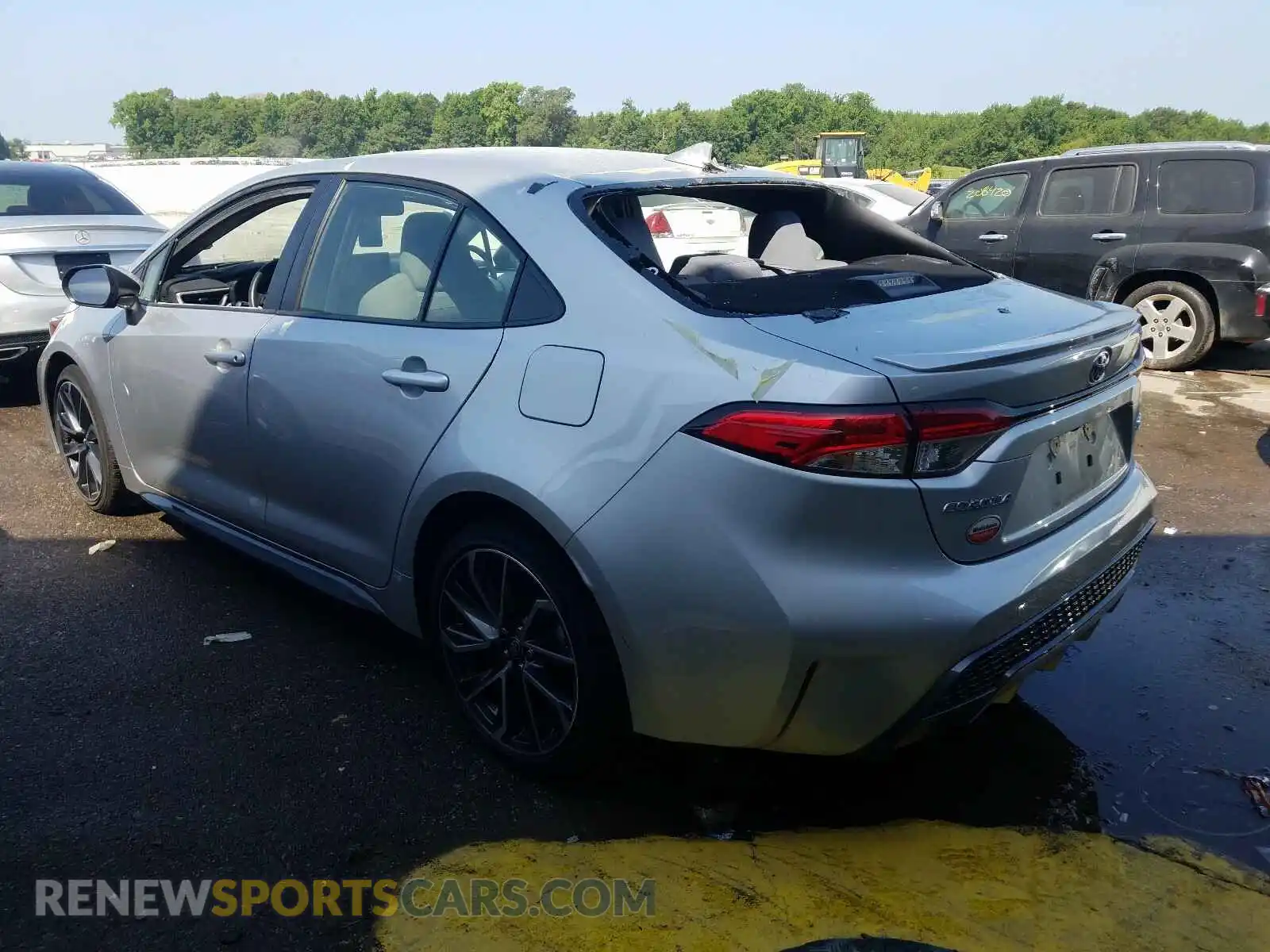 3 Photograph of a damaged car JTDS4RCE5LJ006254 TOYOTA COROLLA 2020