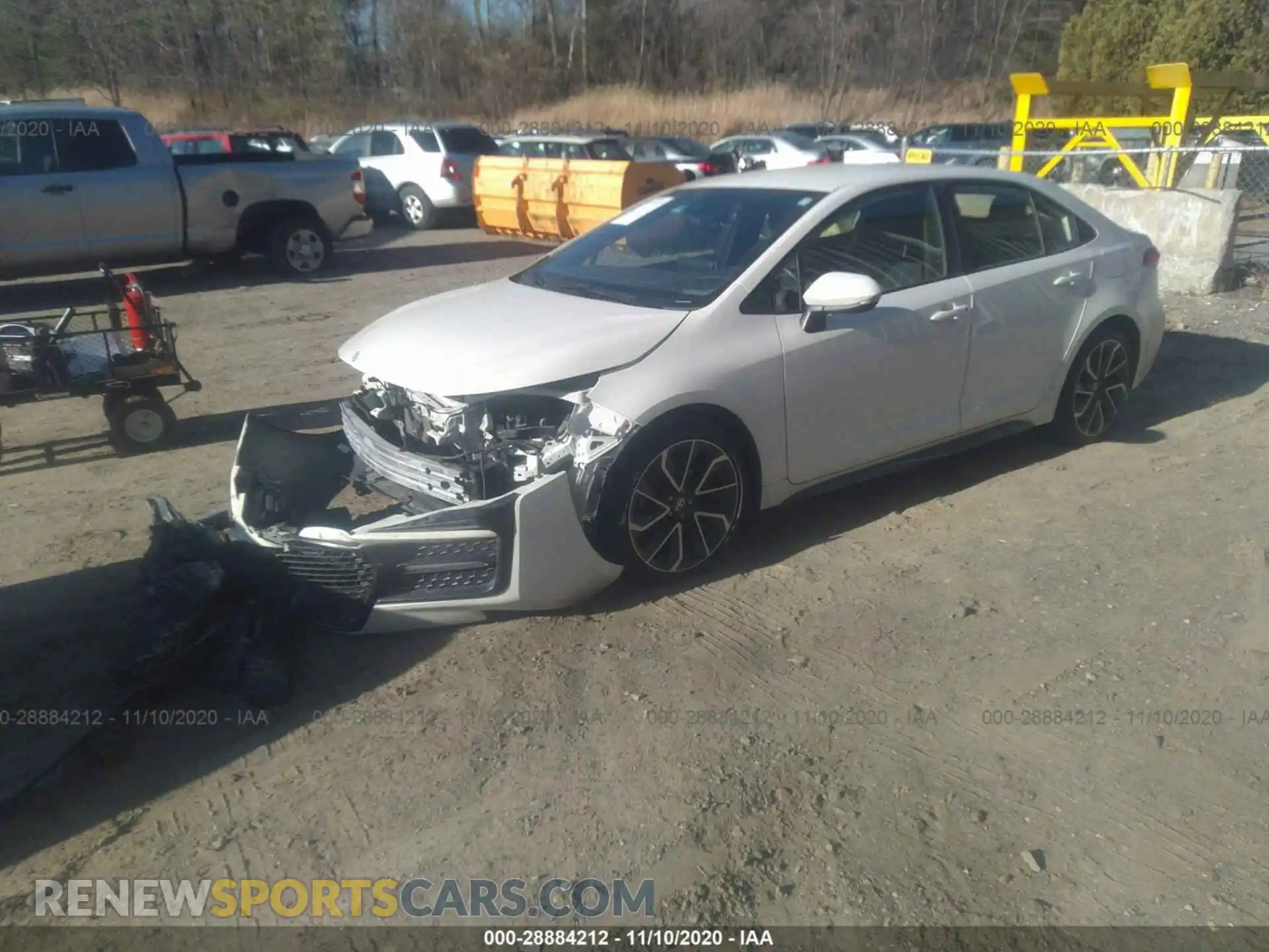 2 Photograph of a damaged car JTDS4RCE5LJ010675 TOYOTA COROLLA 2020