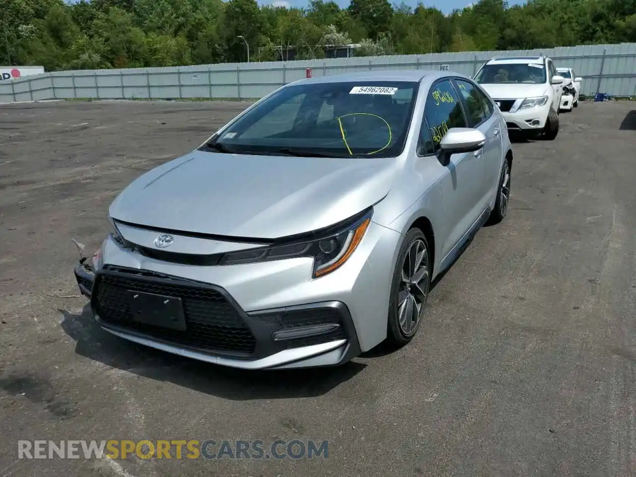 2 Photograph of a damaged car JTDS4RCE5LJ010918 TOYOTA COROLLA 2020