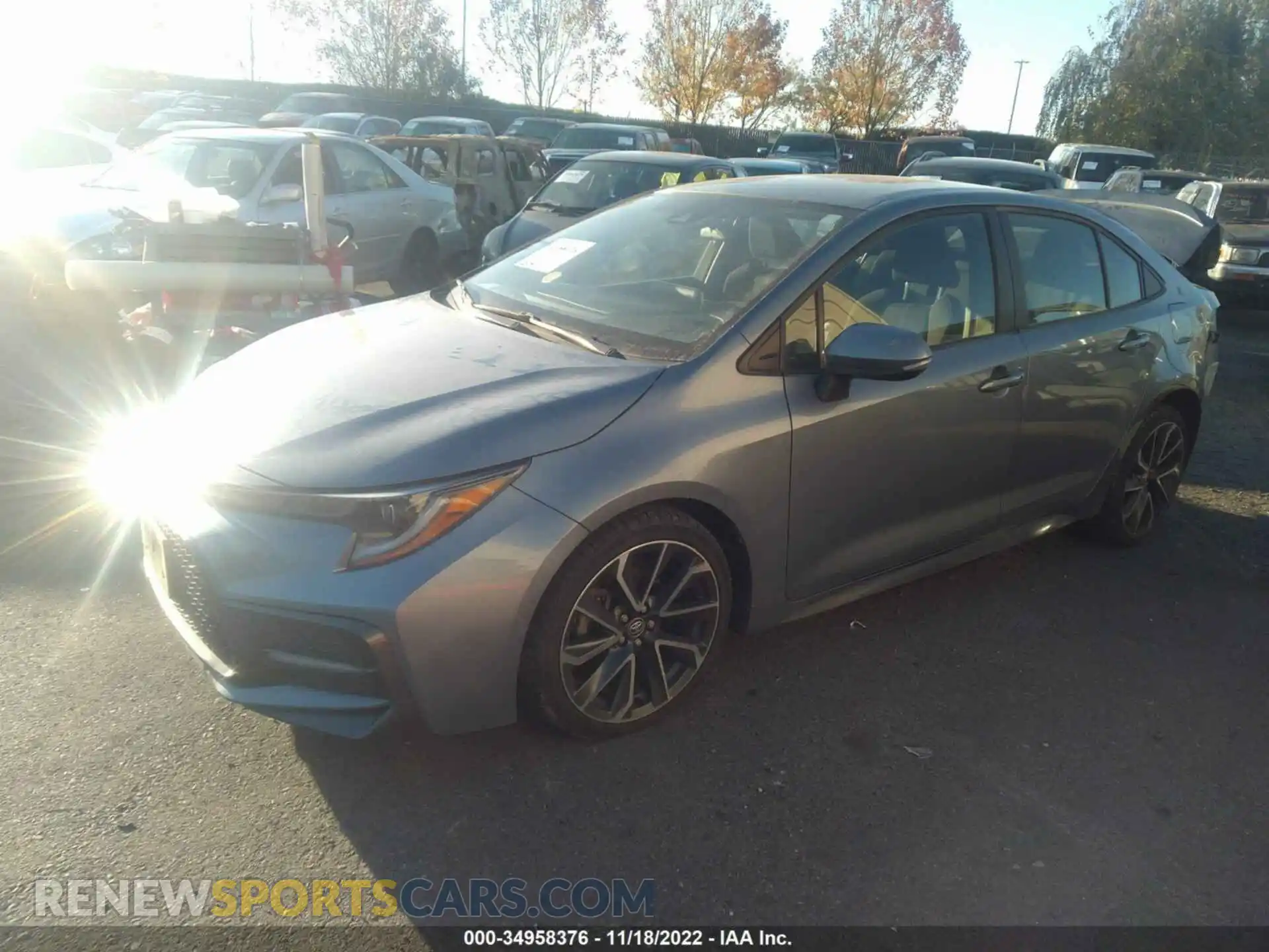 2 Photograph of a damaged car JTDS4RCE5LJ016878 TOYOTA COROLLA 2020
