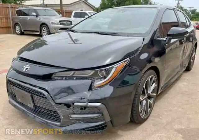 2 Photograph of a damaged car JTDS4RCE5LJ027184 TOYOTA COROLLA 2020