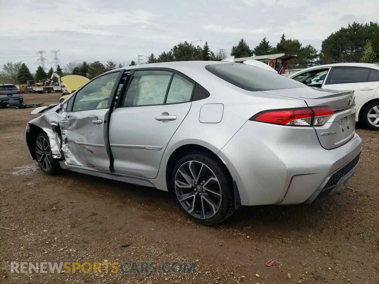 2 fotografías del automóvil dañado JTDS4RCE5LJ030974 TOYOTA COROLLA 2020