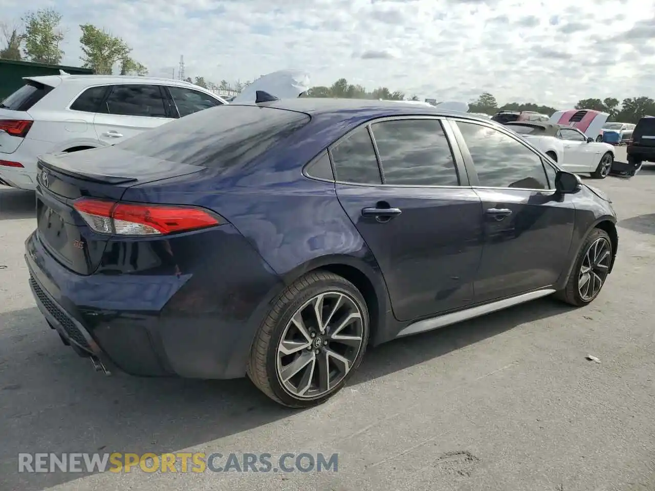 3 Photograph of a damaged car JTDS4RCE5LJ036595 TOYOTA COROLLA 2020