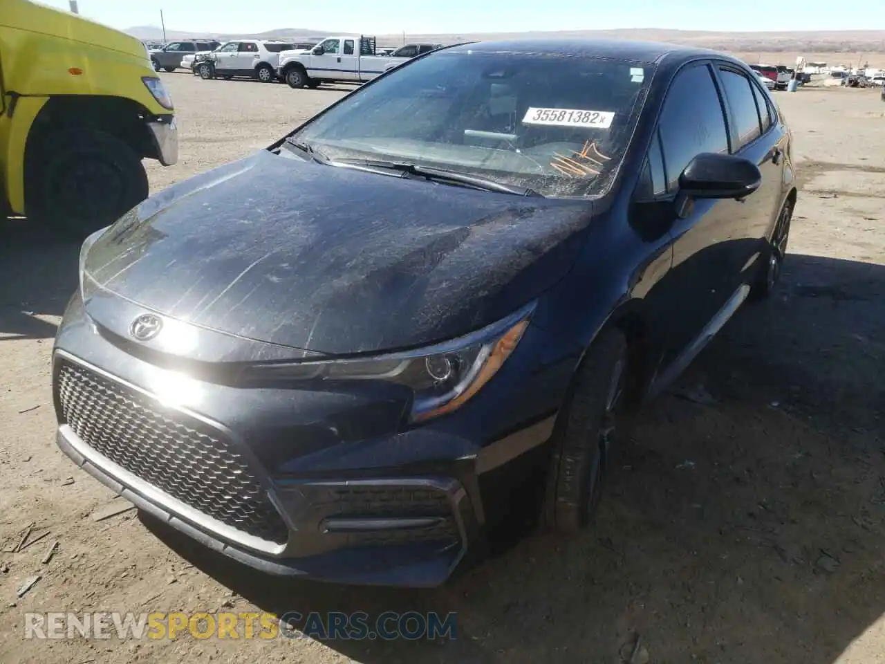 2 Photograph of a damaged car JTDS4RCE5LJ041909 TOYOTA COROLLA 2020