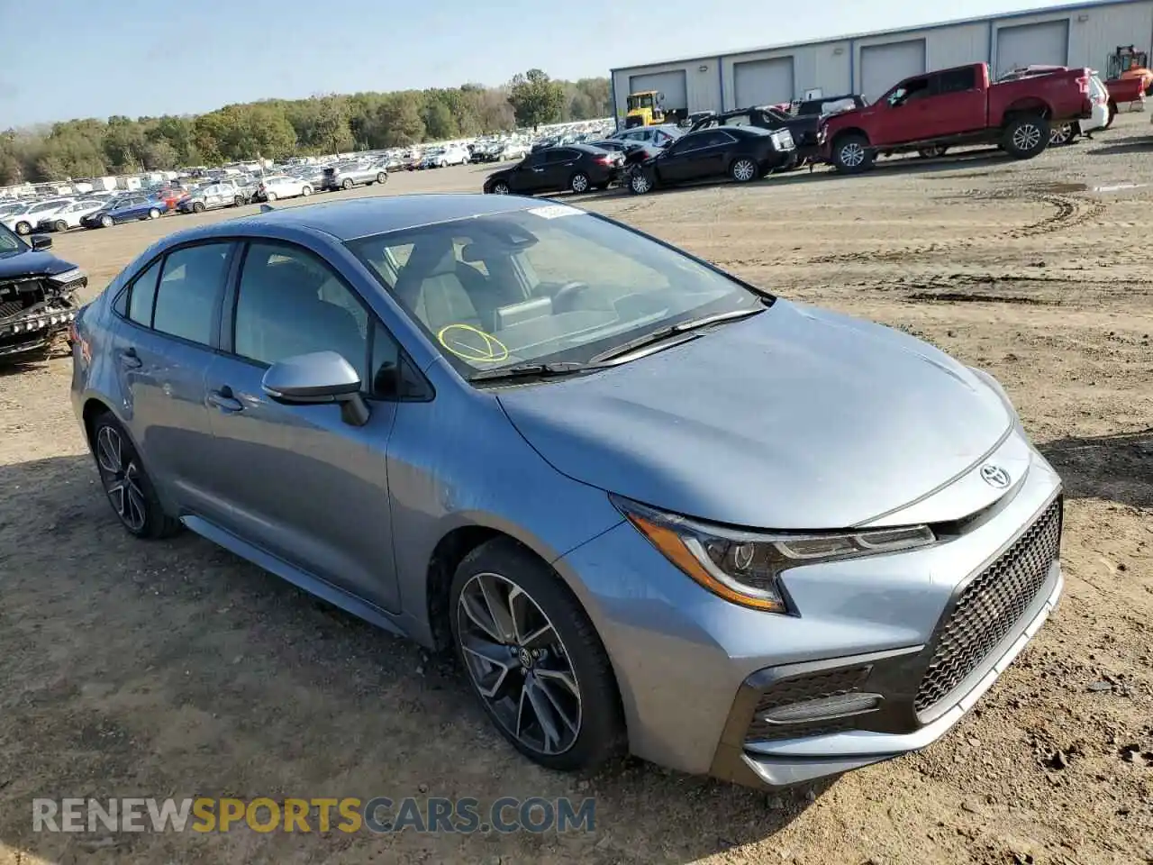 1 Photograph of a damaged car JTDS4RCE5LJ043210 TOYOTA COROLLA 2020