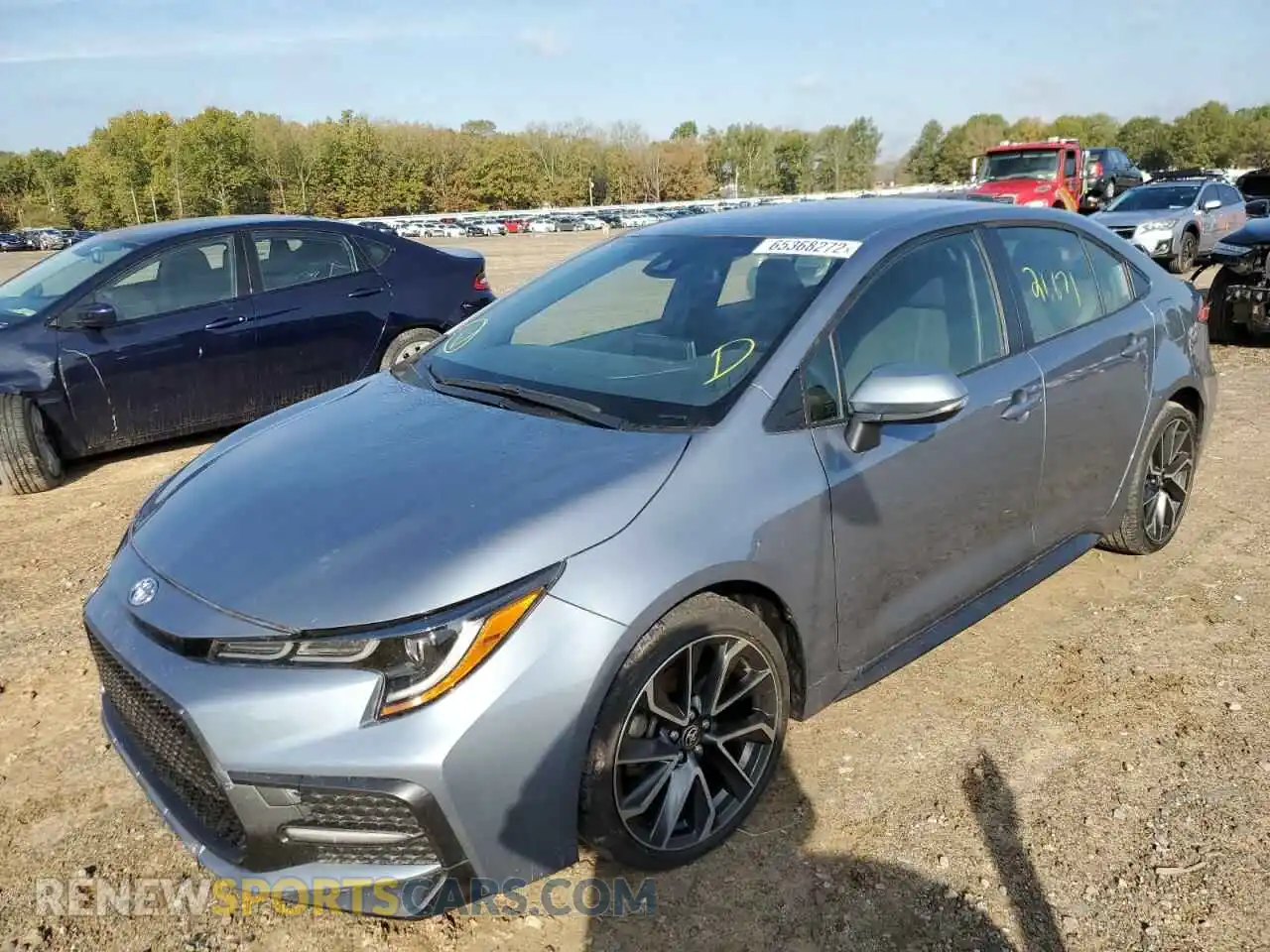 2 Photograph of a damaged car JTDS4RCE5LJ043210 TOYOTA COROLLA 2020