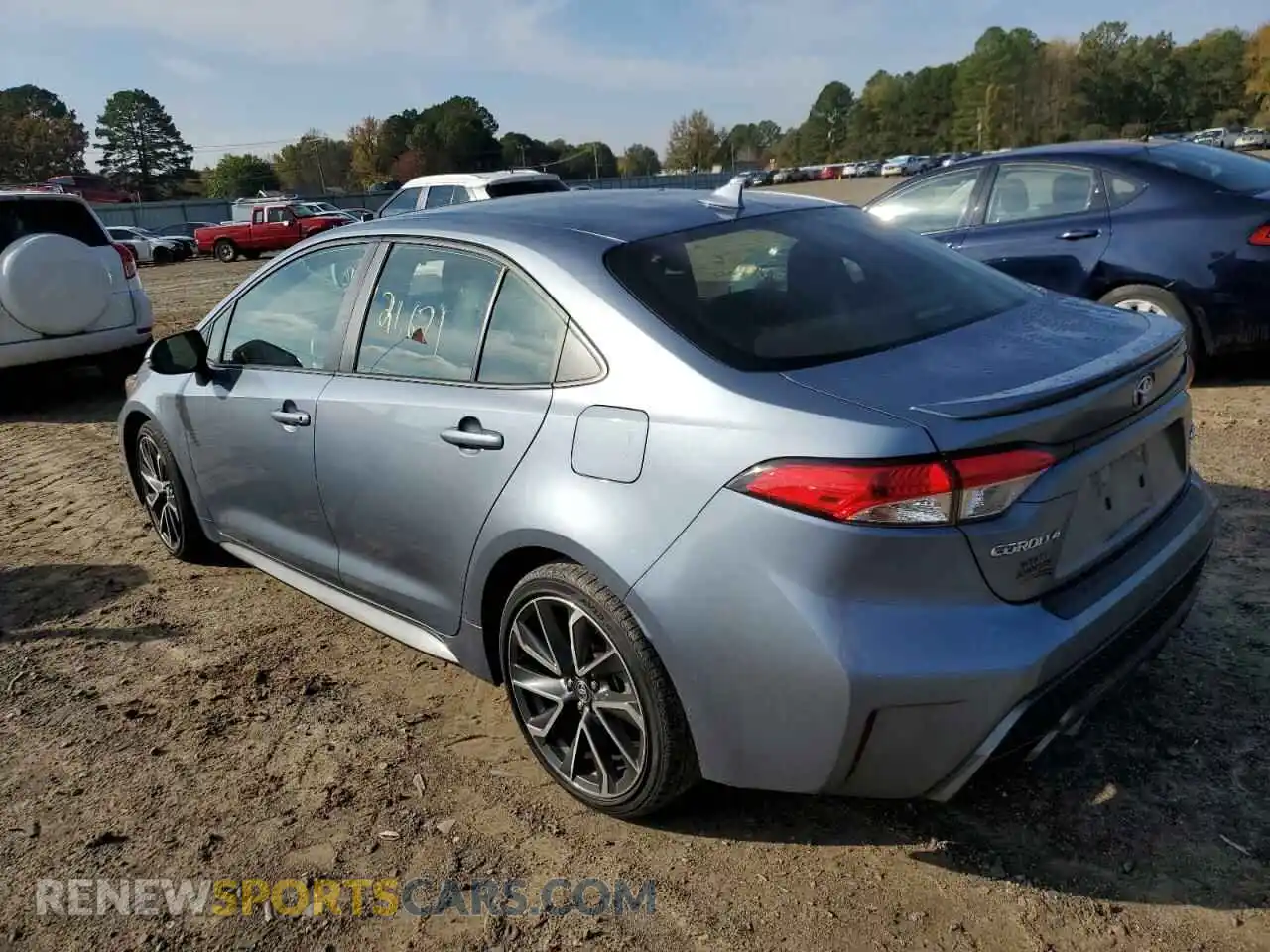 3 Photograph of a damaged car JTDS4RCE5LJ043210 TOYOTA COROLLA 2020