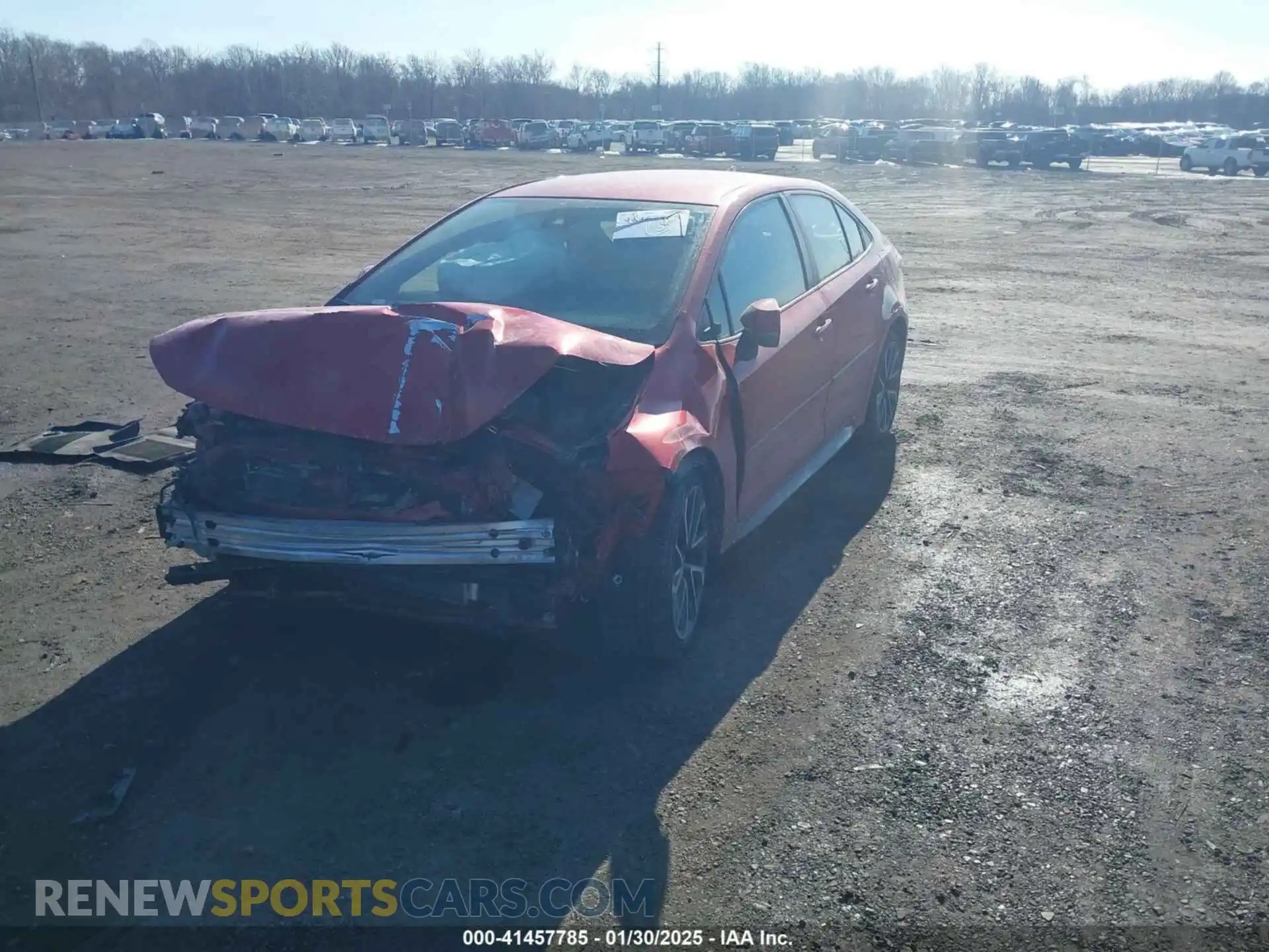 2 Photograph of a damaged car JTDS4RCE6LJ002892 TOYOTA COROLLA 2020