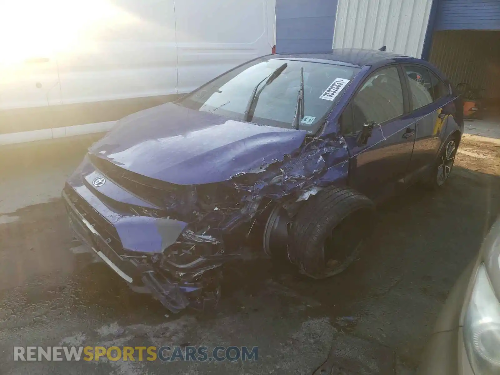 2 fotografías del automóvil dañado JTDS4RCE6LJ012497 TOYOTA COROLLA 2020
