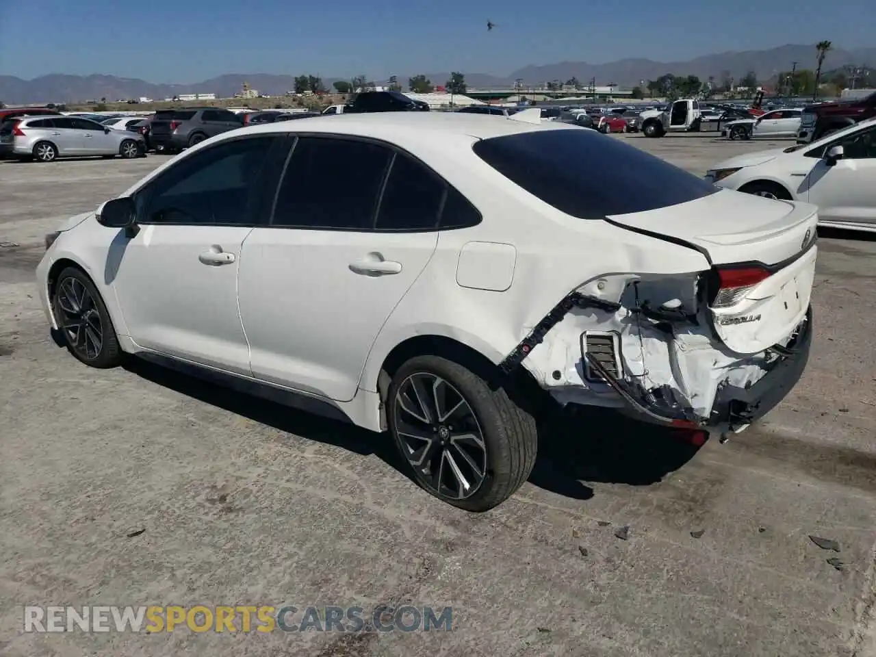 2 Photograph of a damaged car JTDS4RCE6LJ018056 TOYOTA COROLLA 2020