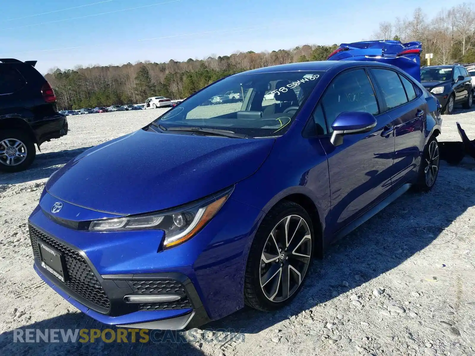 2 Photograph of a damaged car JTDS4RCE6LJ021233 TOYOTA COROLLA 2020