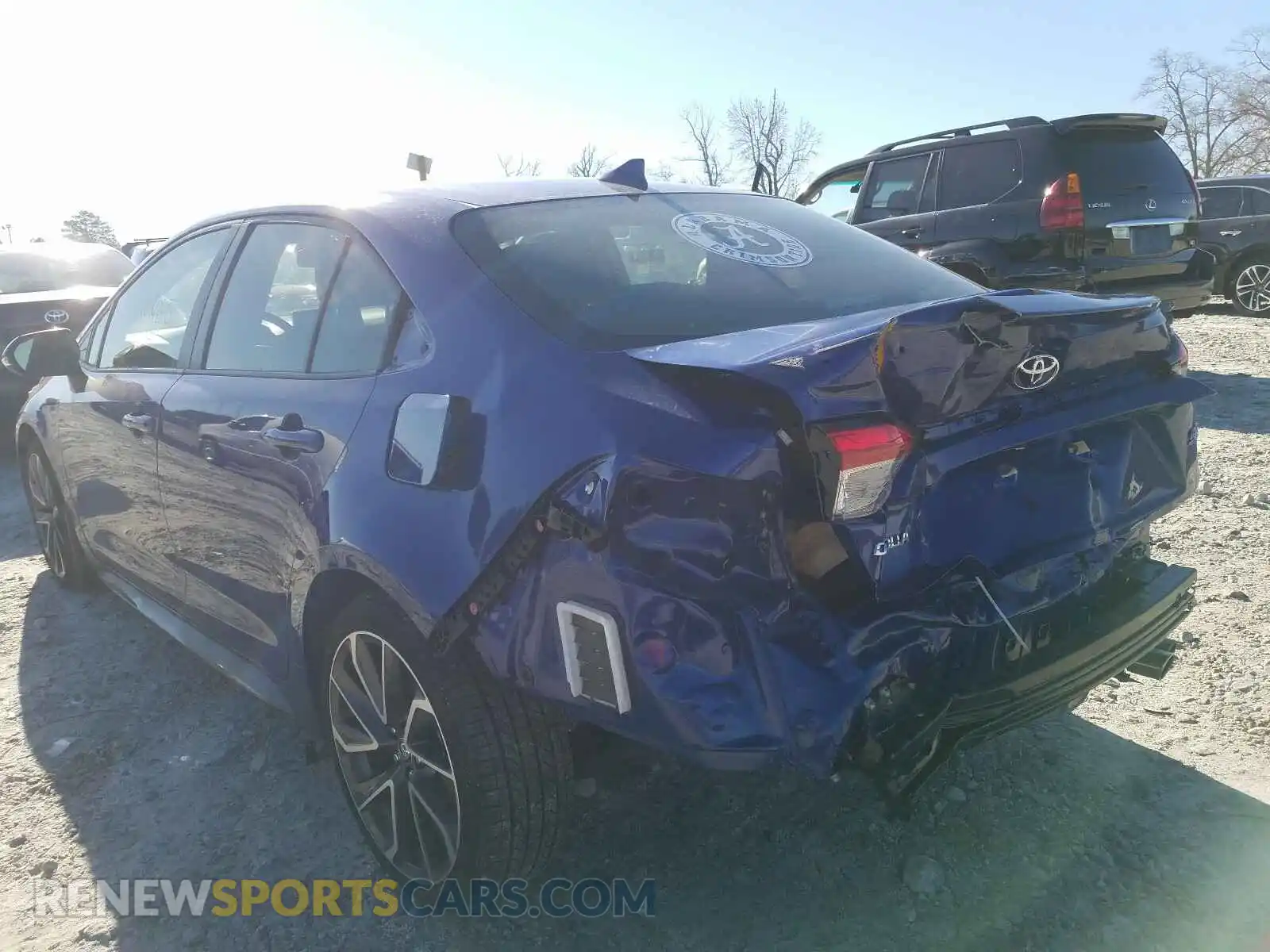 3 Photograph of a damaged car JTDS4RCE6LJ021233 TOYOTA COROLLA 2020