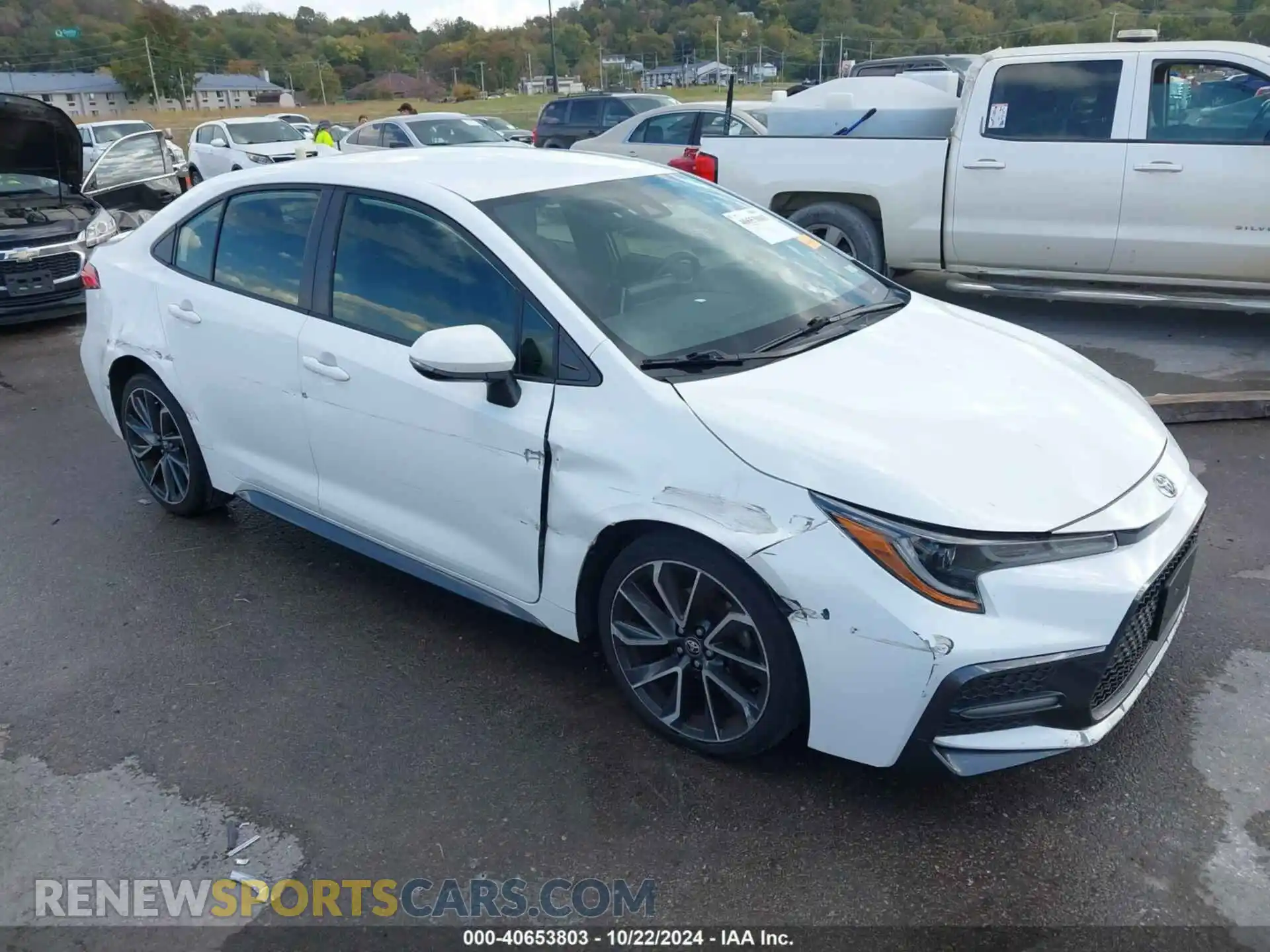 1 Photograph of a damaged car JTDS4RCE6LJ022236 TOYOTA COROLLA 2020
