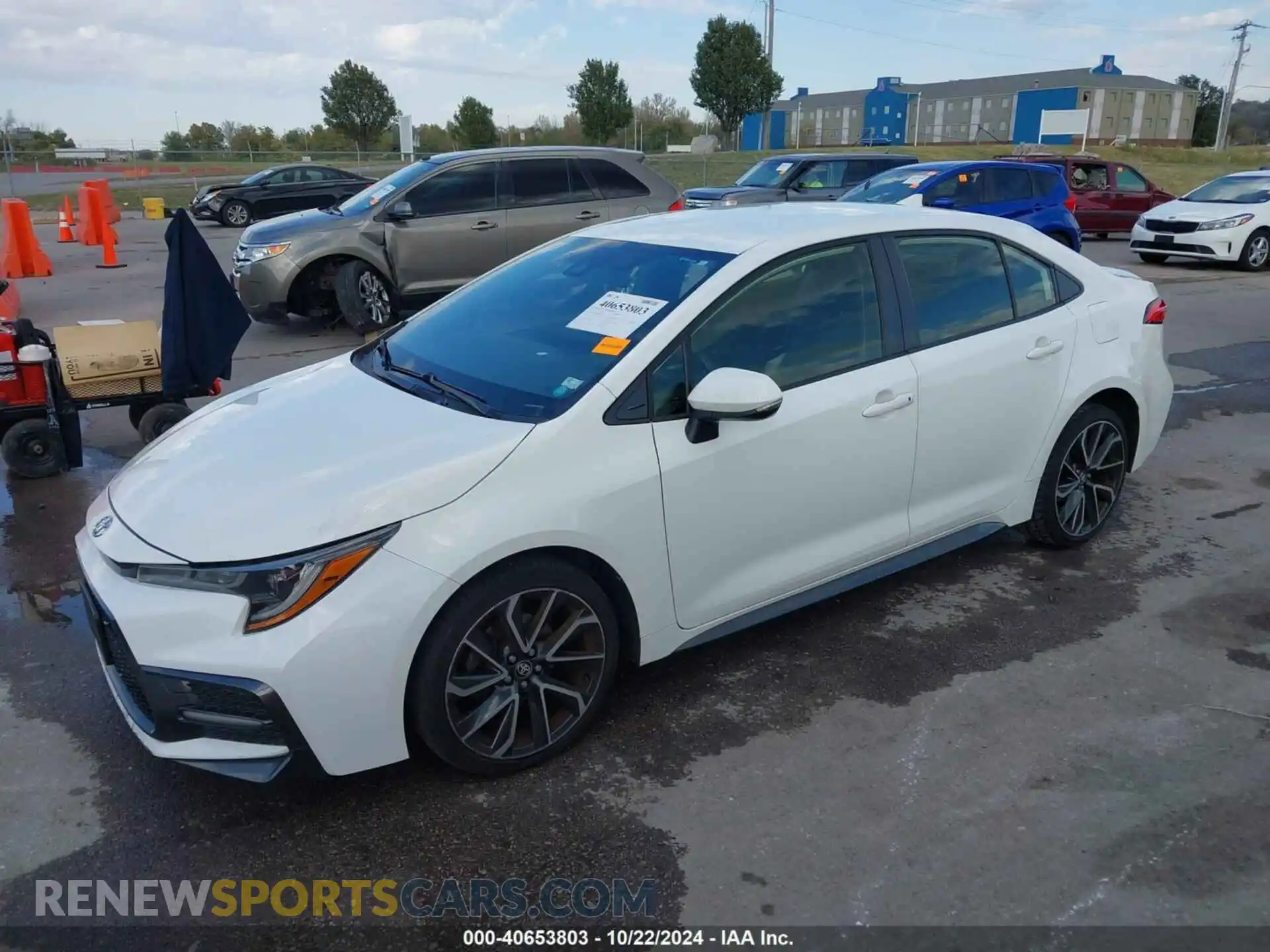 2 Photograph of a damaged car JTDS4RCE6LJ022236 TOYOTA COROLLA 2020
