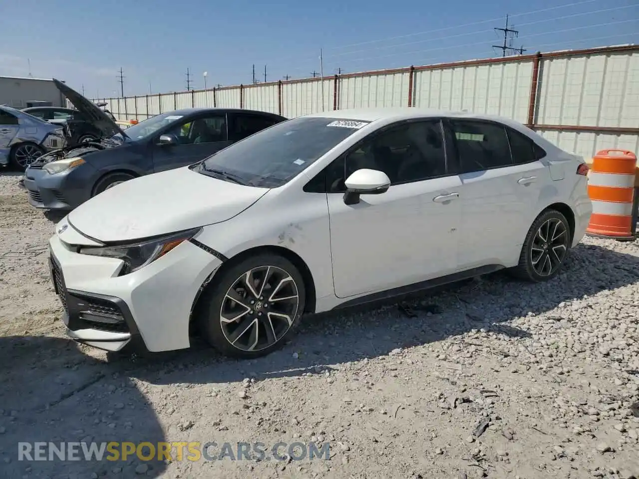 1 Photograph of a damaged car JTDS4RCE6LJ024603 TOYOTA COROLLA 2020