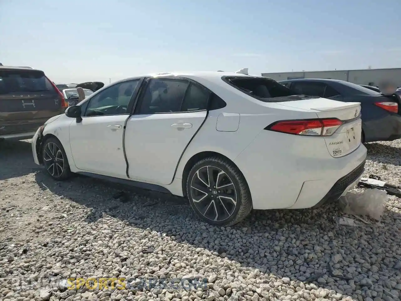 2 Photograph of a damaged car JTDS4RCE6LJ024603 TOYOTA COROLLA 2020